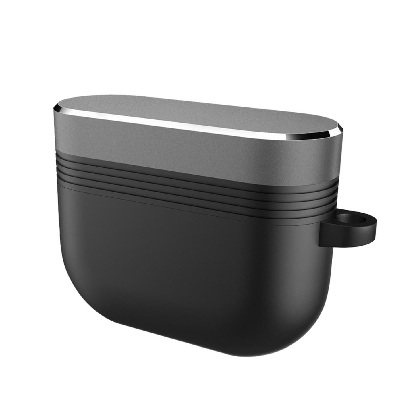 Earpiece Protective Cove Case w/ Carabiner Cool Hard Shell Dustproof Outdoor Black Gray