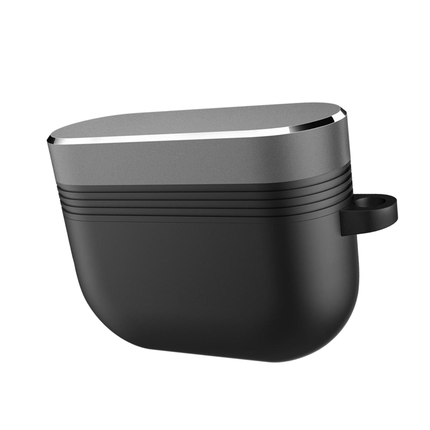 Earpiece Protective Cove Case w/ Carabiner Cool Hard Shell Dustproof Outdoor Black Gray