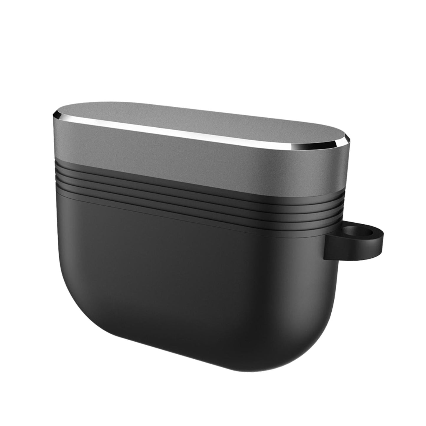 Earpiece Protective Cove Case w/ Carabiner Cool Hard Shell Dustproof Outdoor Black Gray