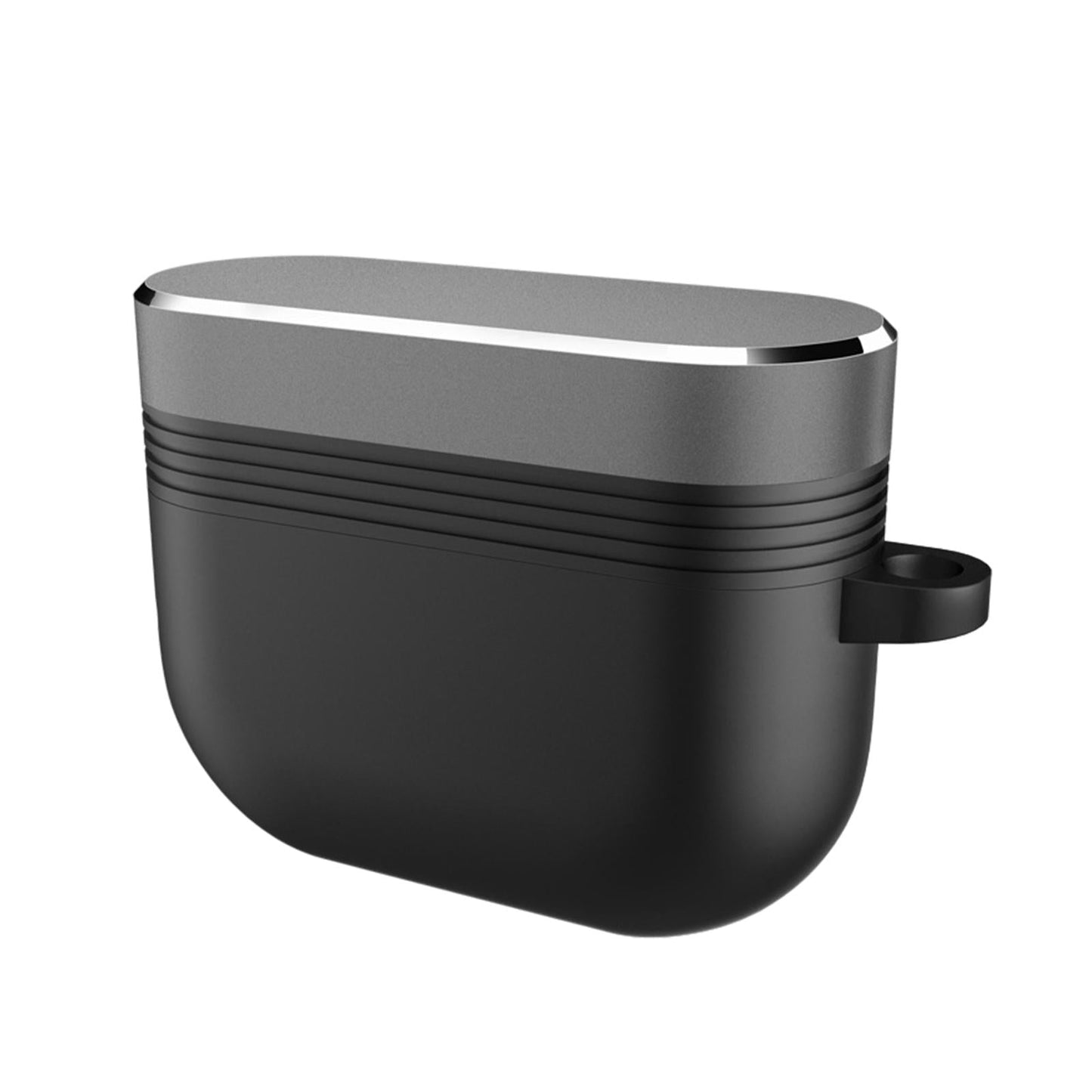 Earpiece Protective Cove Case w/ Carabiner Cool Hard Shell Dustproof Outdoor Black Gray