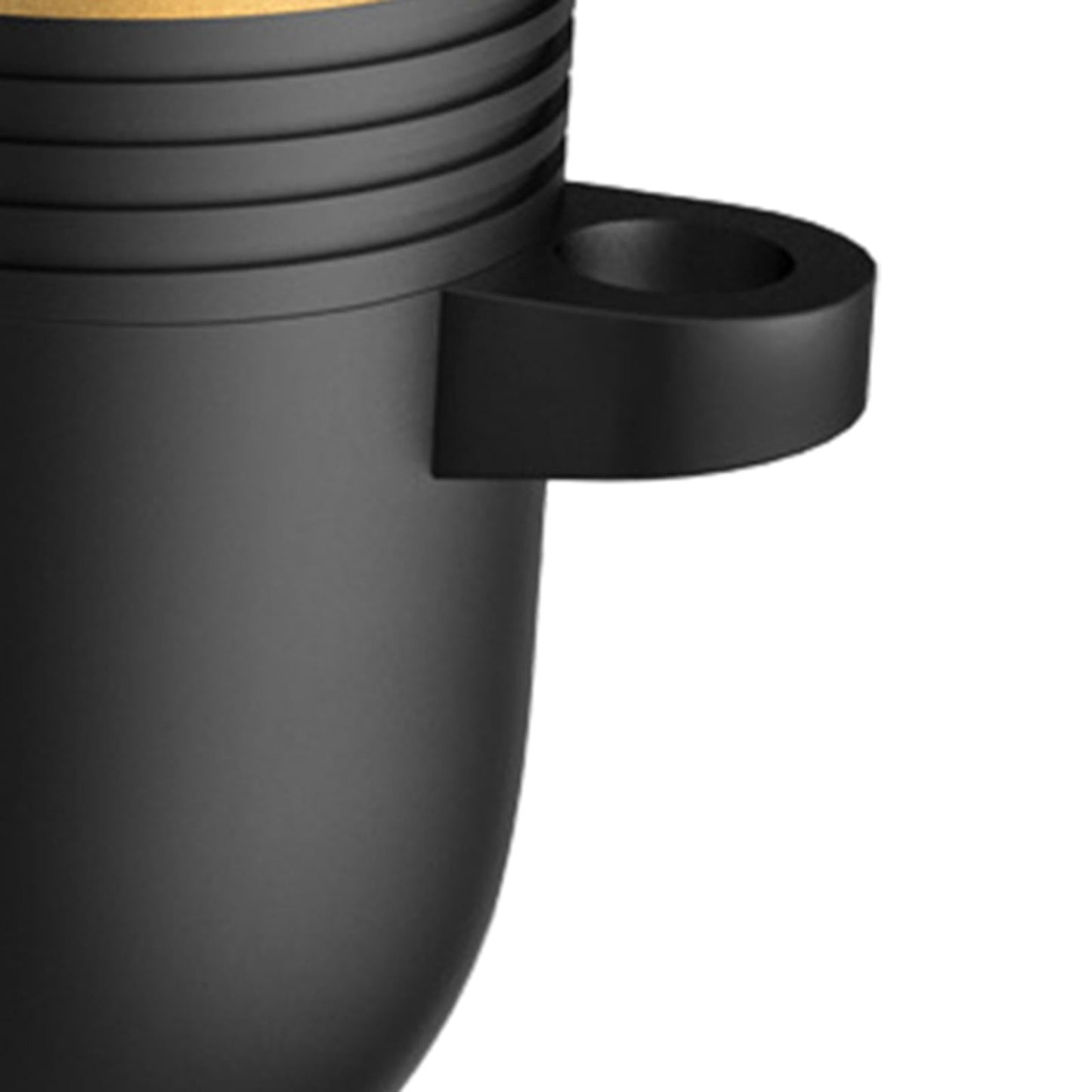 Earpiece Protective Cove Case w/ Carabiner Cool Hard Shell Dustproof Outdoor Black Gold