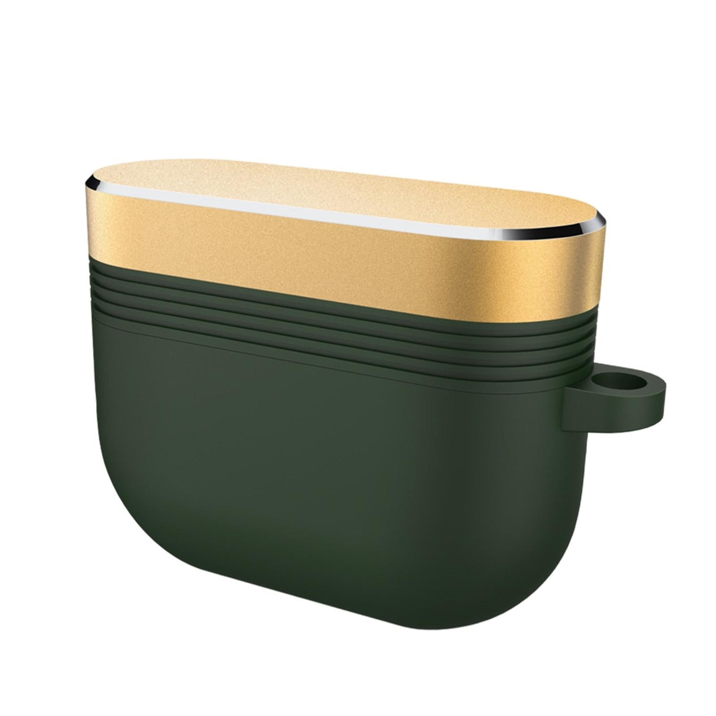 Earpiece Protective Cove Case w/ Carabiner Cool Hard Shell Dustproof Outdoor Green Gold