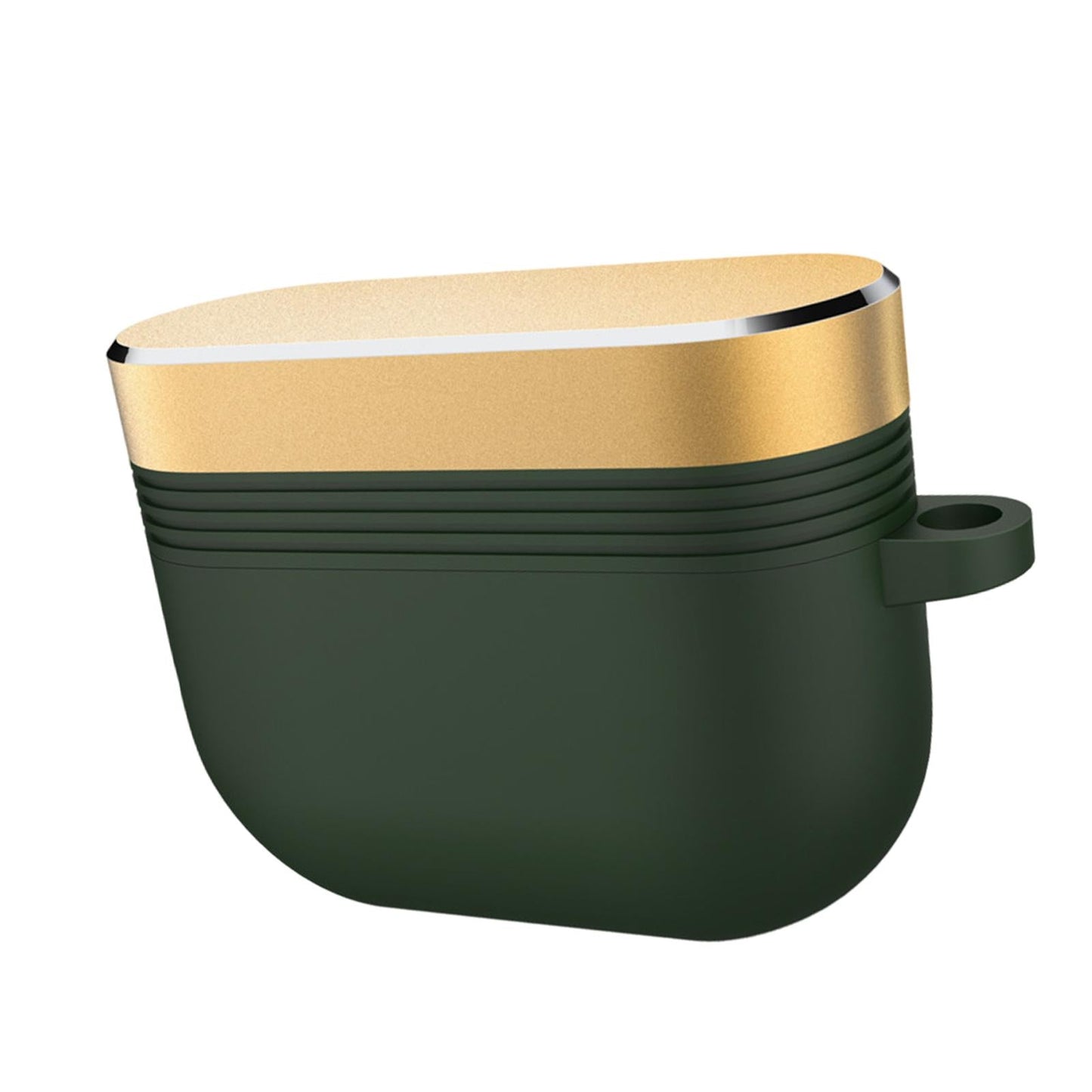 Earpiece Protective Cove Case w/ Carabiner Cool Hard Shell Dustproof Outdoor Green Gold