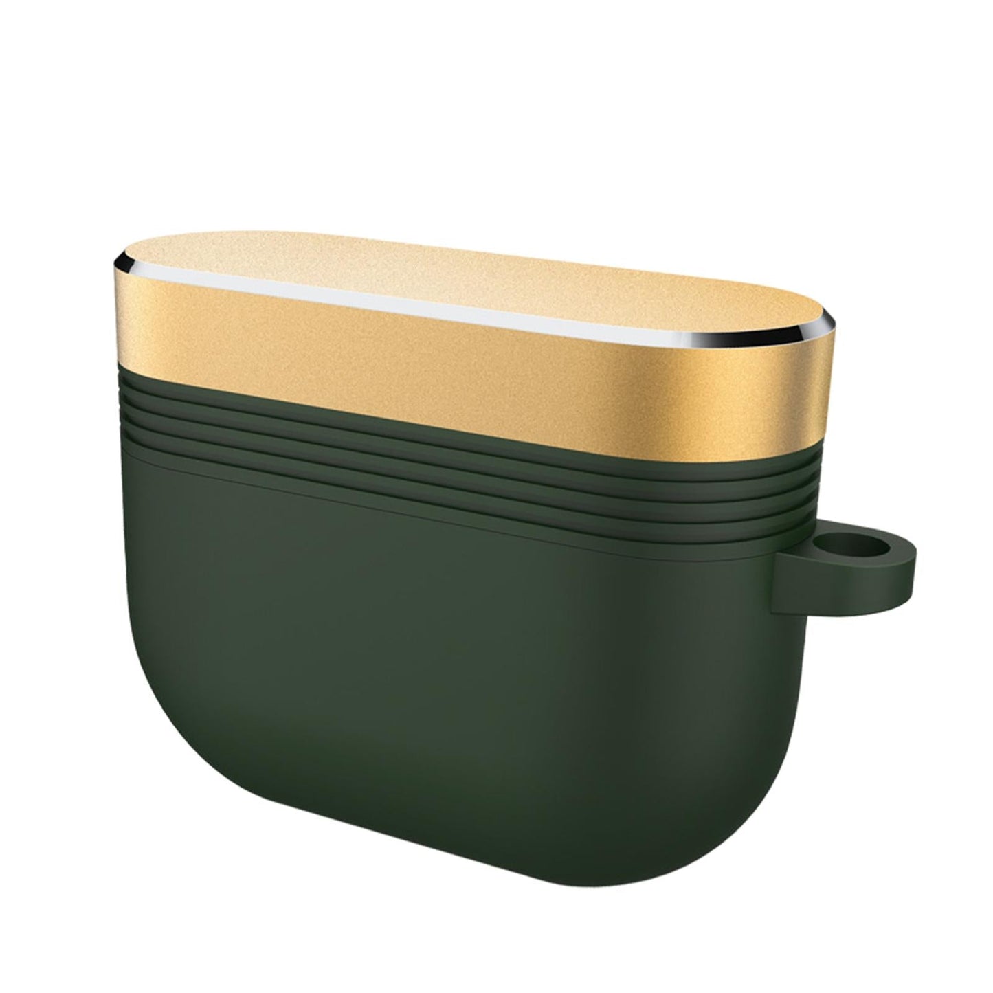 Earpiece Protective Cove Case w/ Carabiner Cool Hard Shell Dustproof Outdoor Green Gold