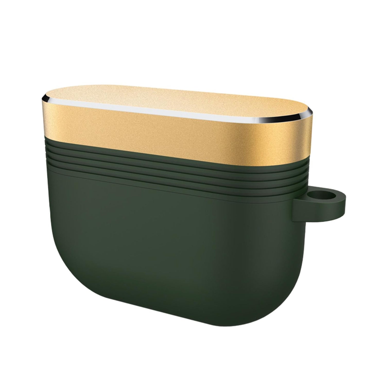 Earpiece Protective Cove Case w/ Carabiner Cool Hard Shell Dustproof Outdoor Green Gold