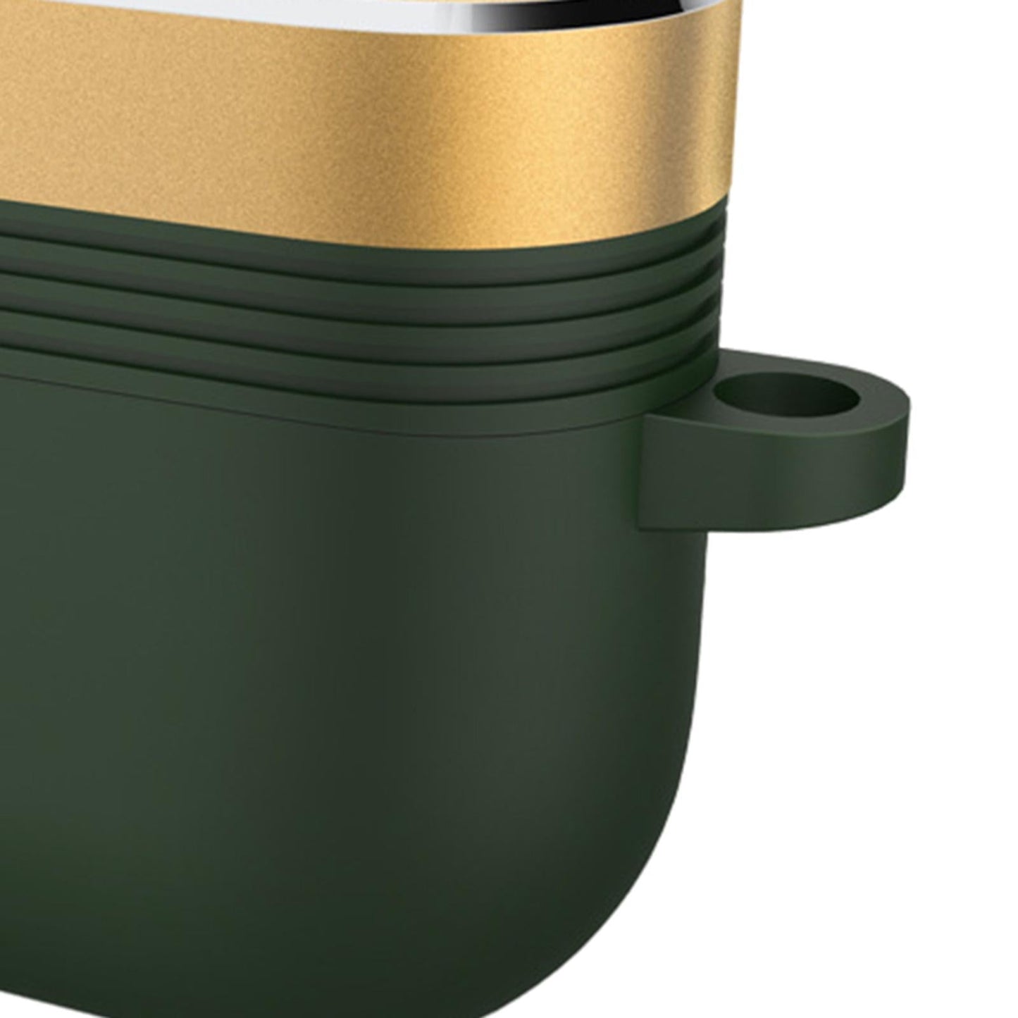 Earpiece Protective Cove Case w/ Carabiner Cool Hard Shell Dustproof Outdoor Green Gold