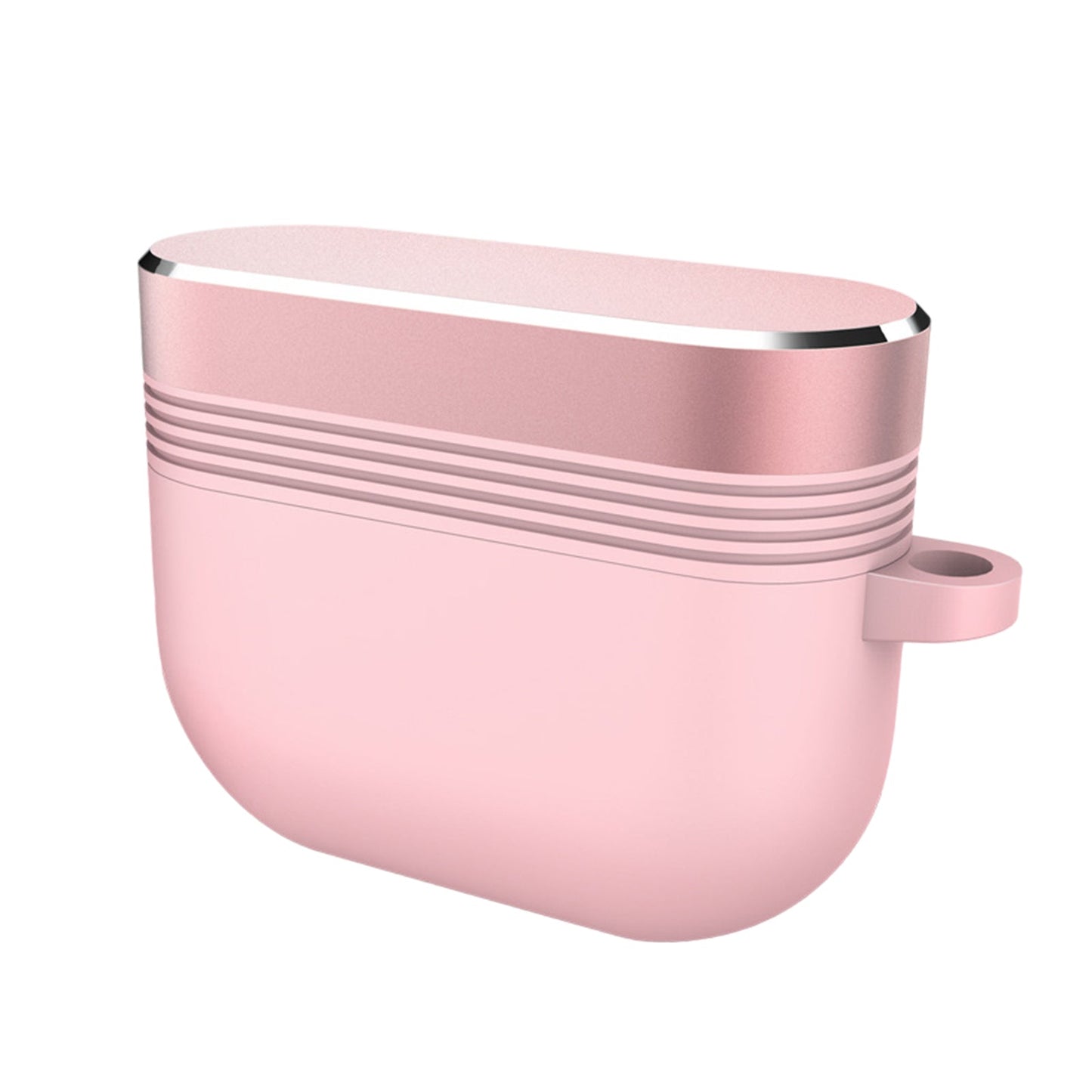 Earpiece Protective Cove Case w/ Carabiner Cool Hard Shell Dustproof Outdoor Pink Rose Gold