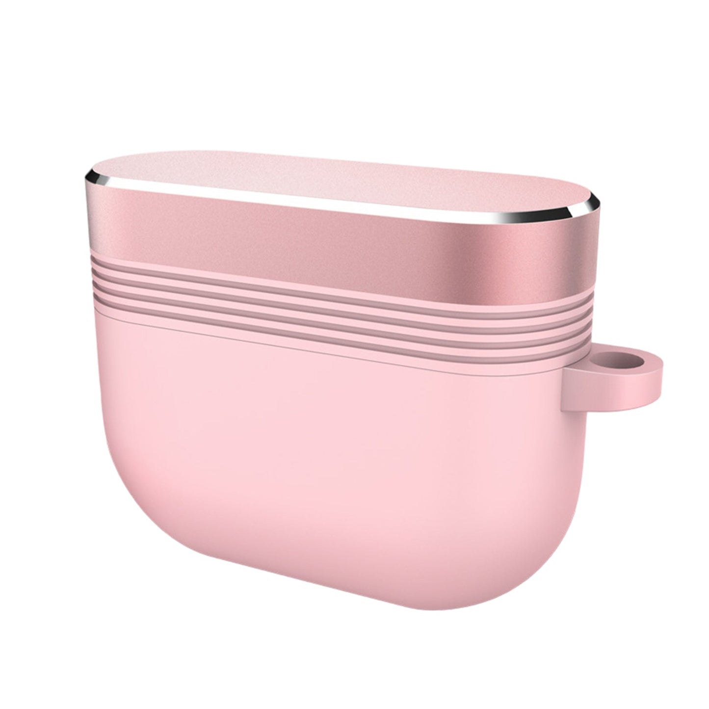 Earpiece Protective Cove Case w/ Carabiner Cool Hard Shell Dustproof Outdoor Pink Rose Gold