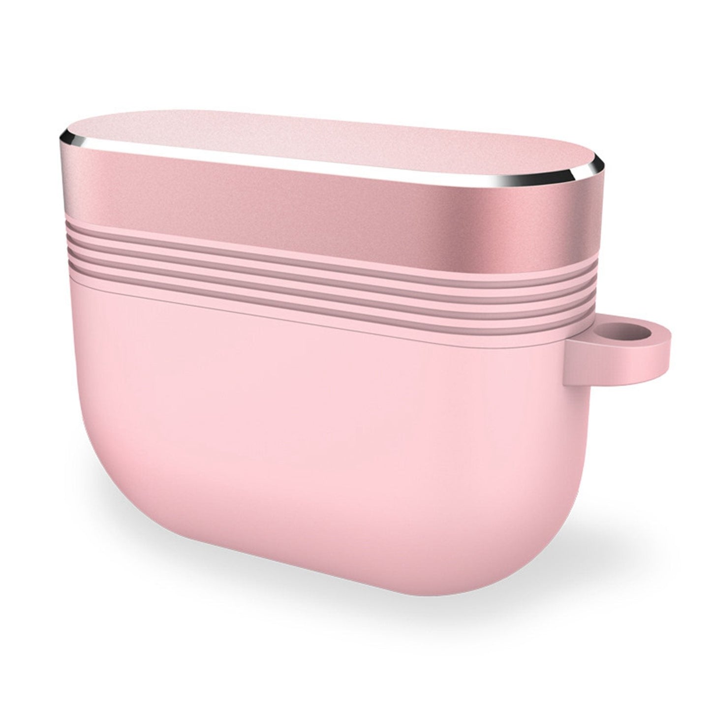 Earpiece Protective Cove Case w/ Carabiner Cool Hard Shell Dustproof Outdoor Pink Rose Gold