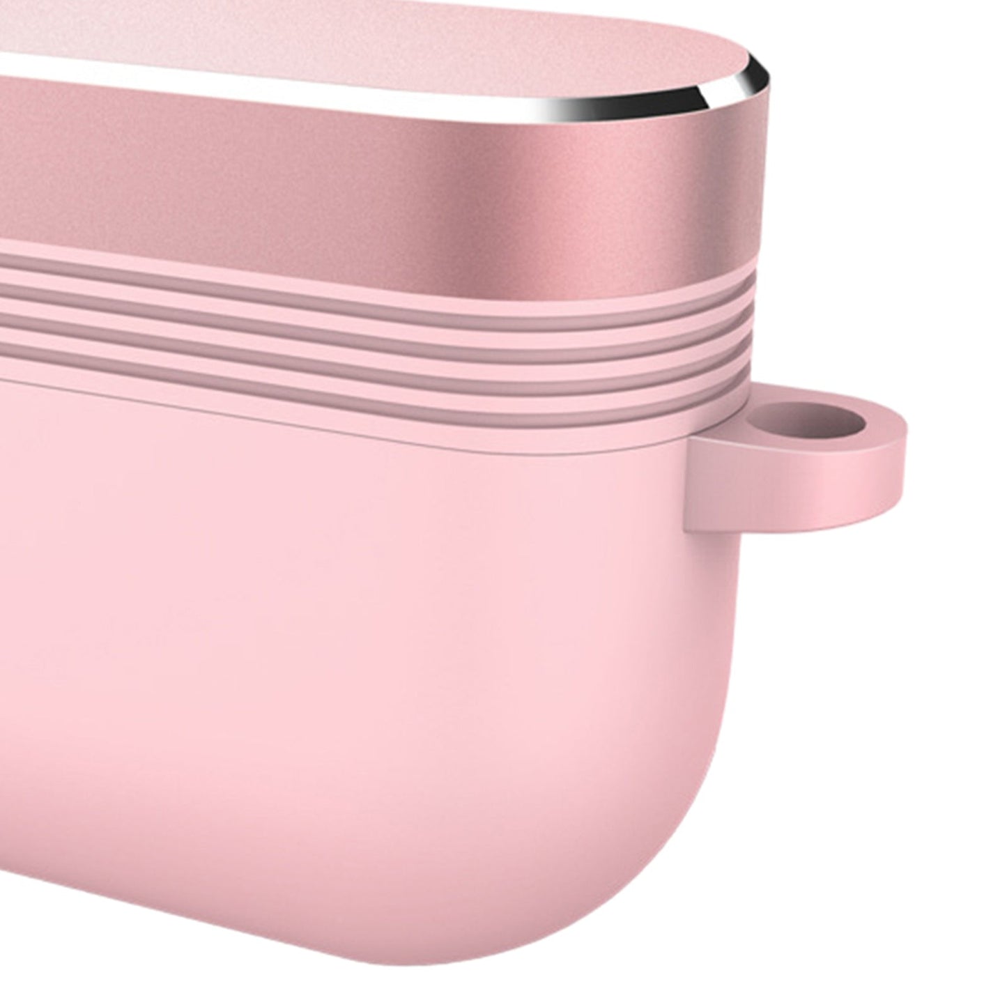 Earpiece Protective Cove Case w/ Carabiner Cool Hard Shell Dustproof Outdoor Pink Rose Gold