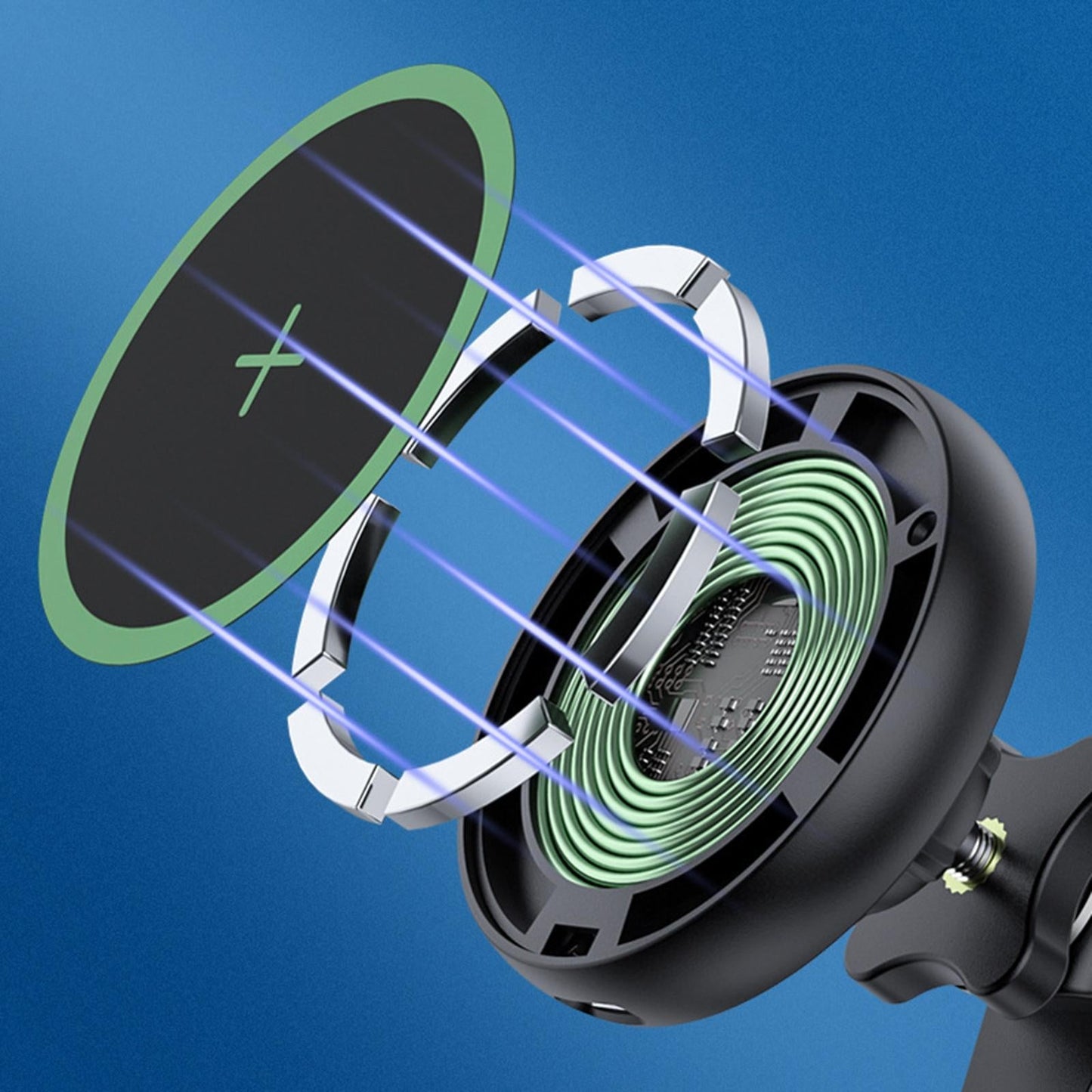 Magnetic Car Charger Car Mount for Air Vent Dashboard for iPhone 12 Series