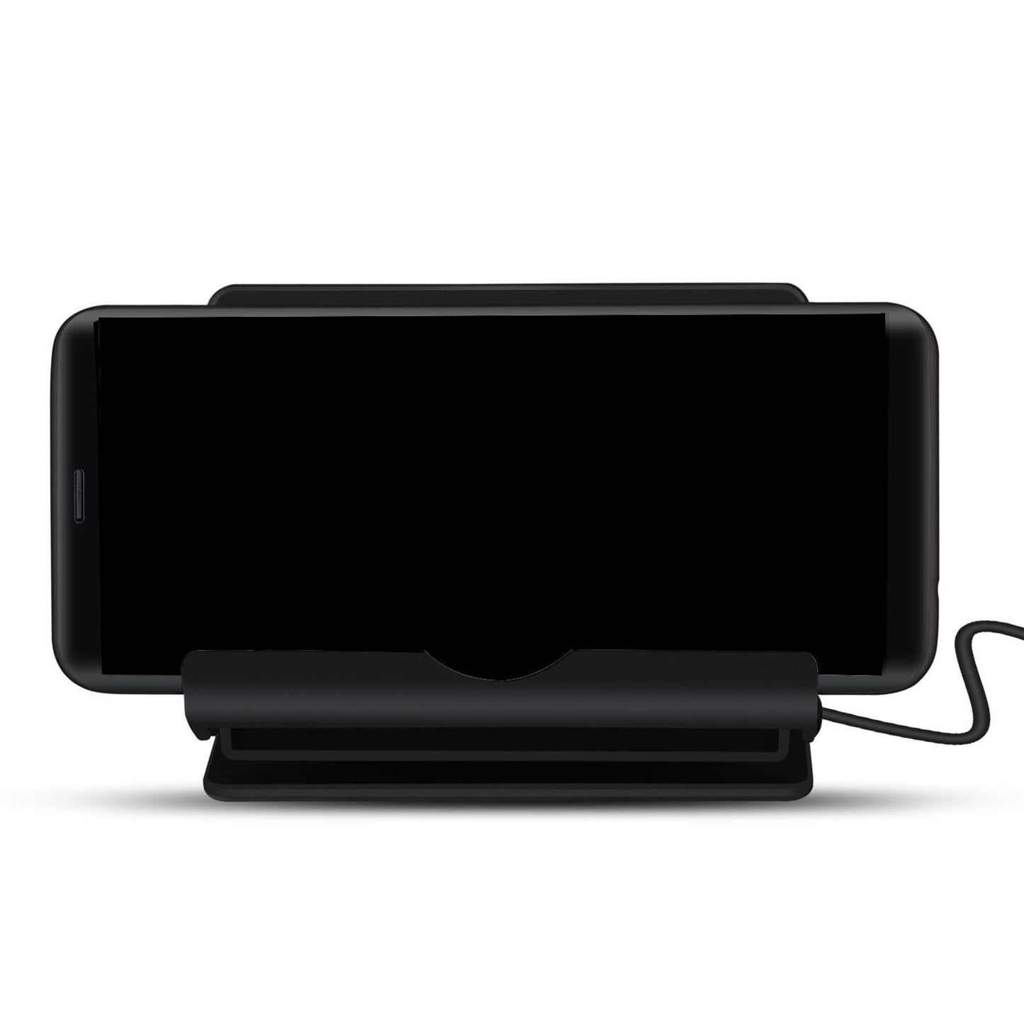 Wireless Charger Mount 10W/7.5W/5W Phone Holders Home Smart Phones Black