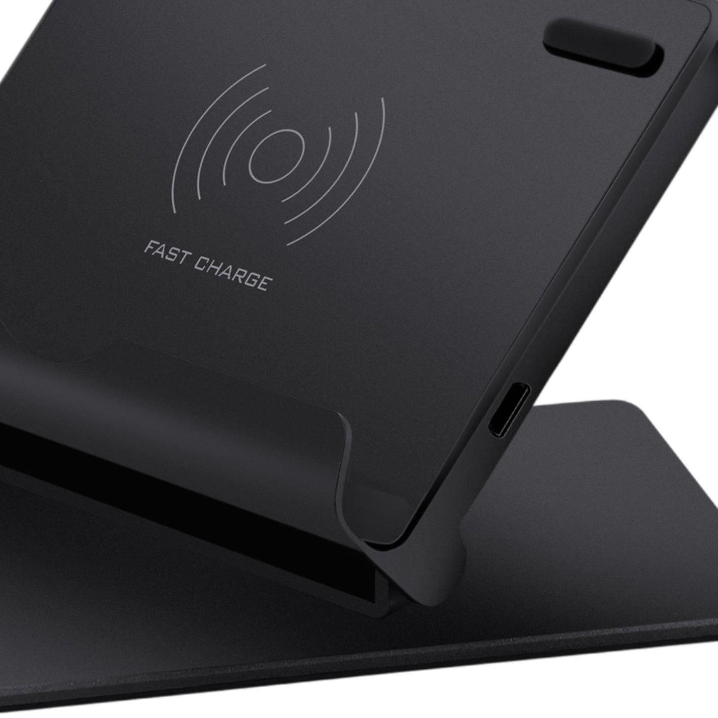 Wireless Charger Mount 10W/7.5W/5W Phone Holders Home Smart Phones Black