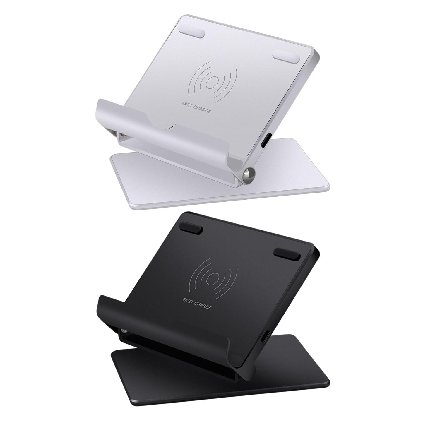 Wireless Charger Mount 10W/7.5W/5W Phone Holders Home Smart Phones Black