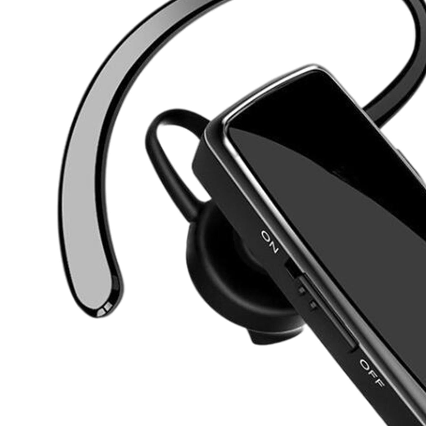 Bluetooth Headset Wireless Earpiece Business Workout Trucker Driving Black