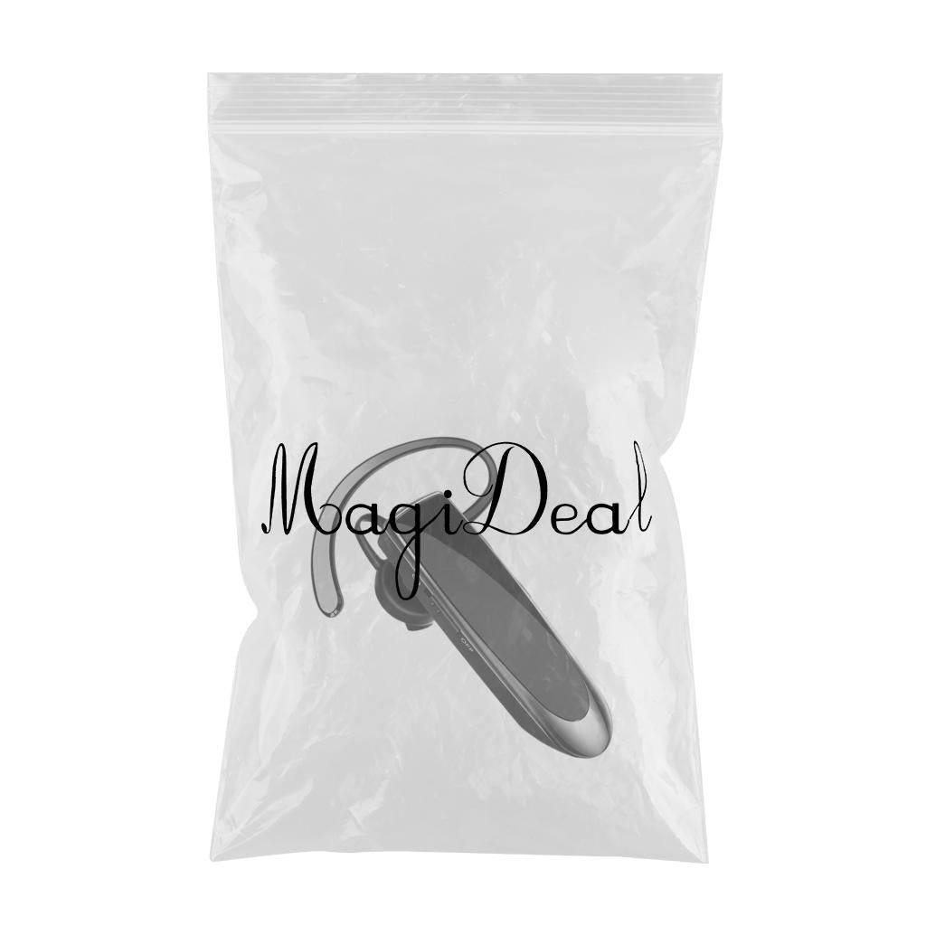 Bluetooth Headset Wireless Earpiece Business Workout Trucker Driving Black