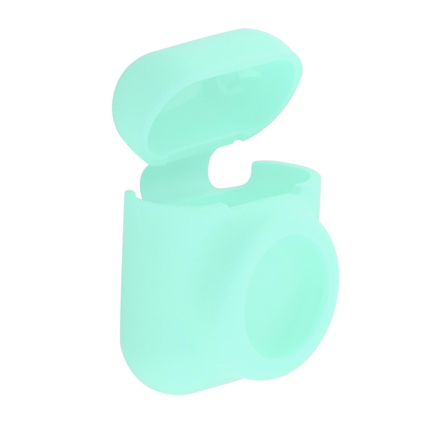 Silicone Case with Key Chain Hang Wallet Tablet Key Anti-Scratch for Airtag, Light Green