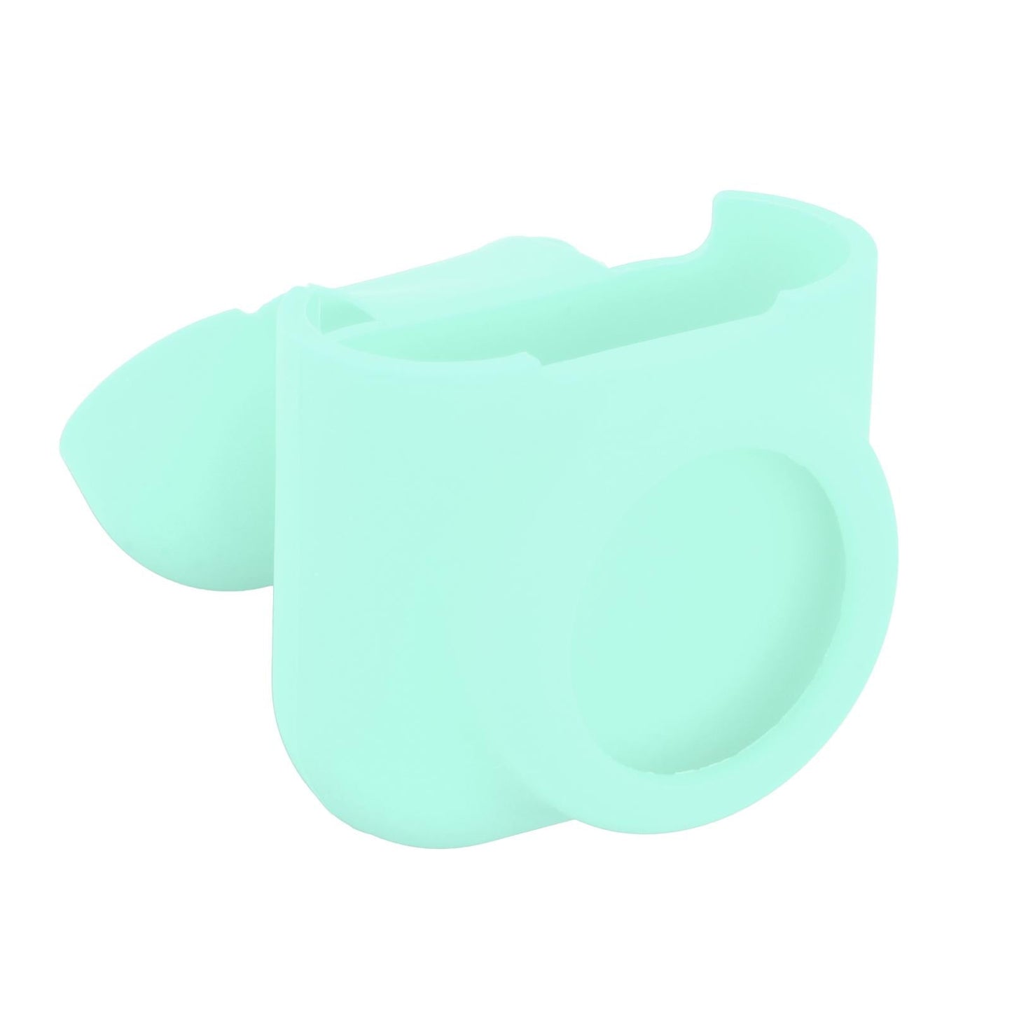 Silicone Case with Key Chain Hang Wallet Tablet Key Anti-Scratch for Airtag, Light Green