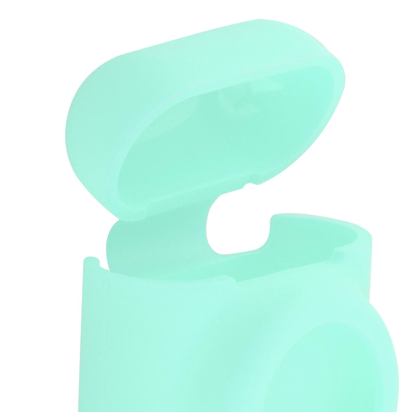 Silicone Case with Key Chain Hang Wallet Tablet Key Anti-Scratch for Airtag, Light Green