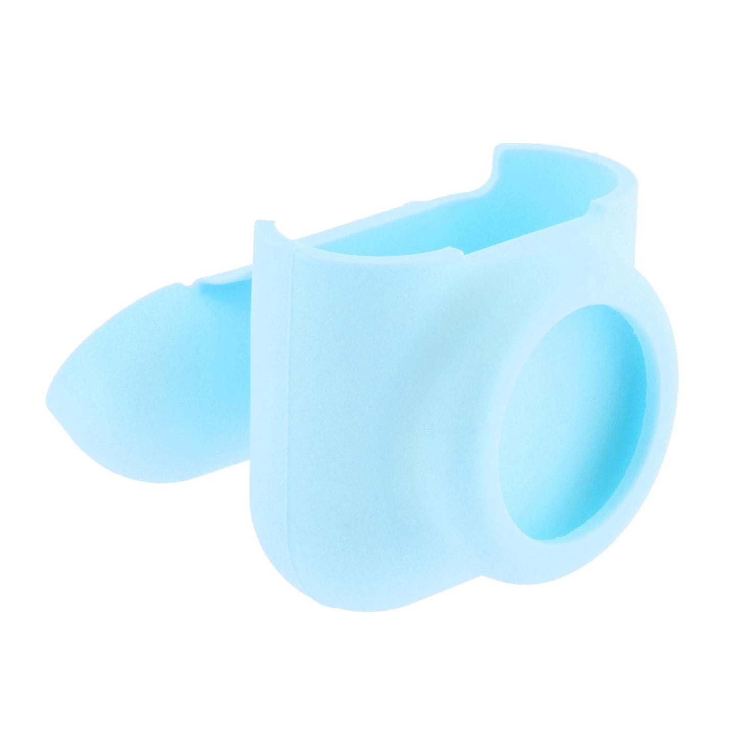 Silicone Case with Key Chain Hang Wallet Tablet Key Anti-Scratch for Airtag, Light blue