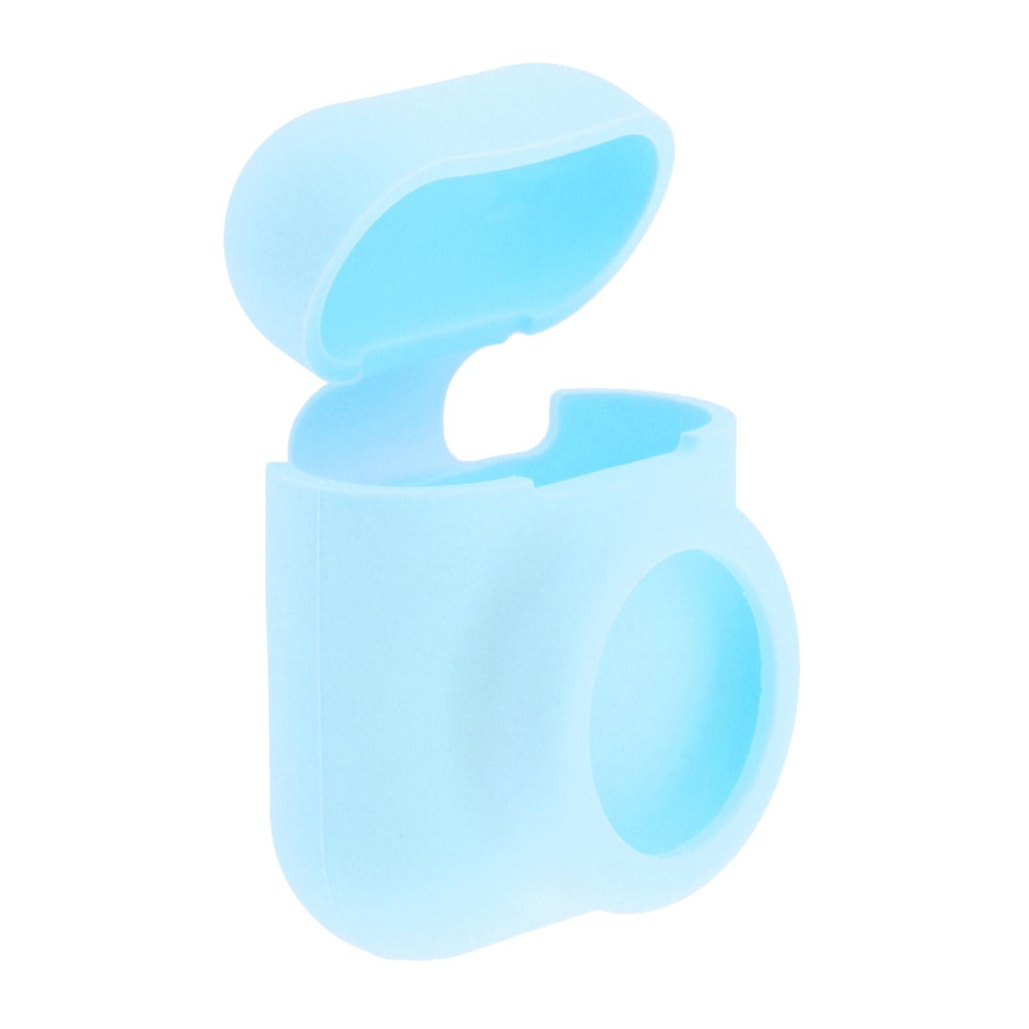 Silicone Case with Key Chain Hang Wallet Tablet Key Anti-Scratch for Airtag, Light blue