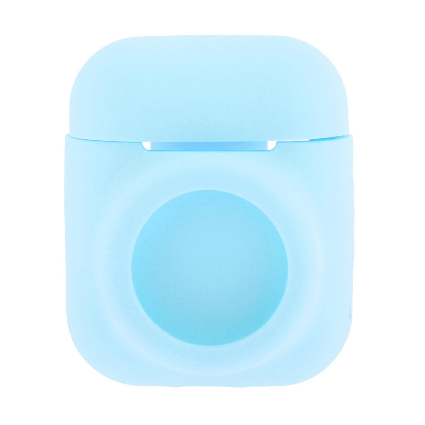 Silicone Case with Key Chain Hang Wallet Tablet Key Anti-Scratch for Airtag, Light blue