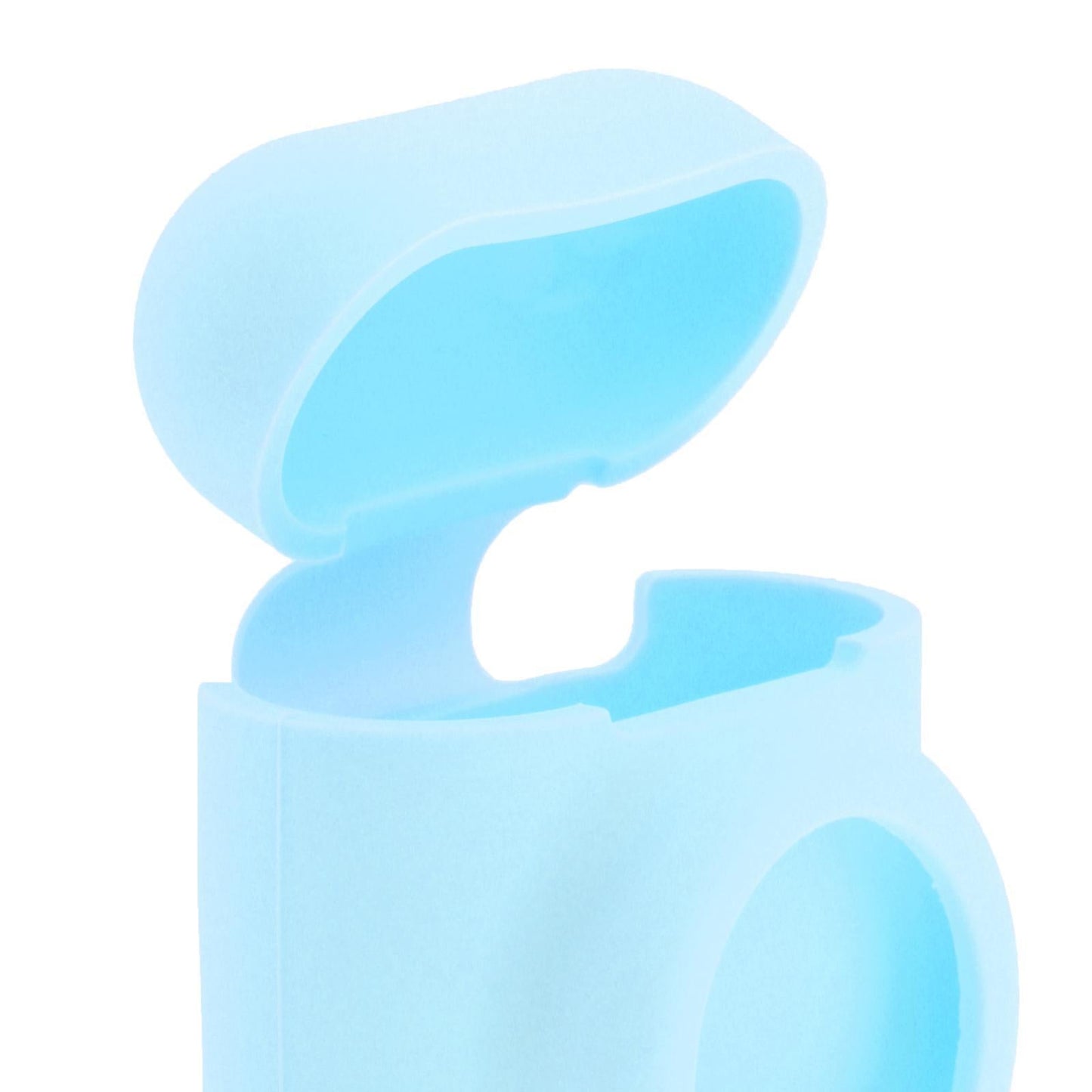 Silicone Case with Key Chain Hang Wallet Tablet Key Anti-Scratch for Airtag, Light blue