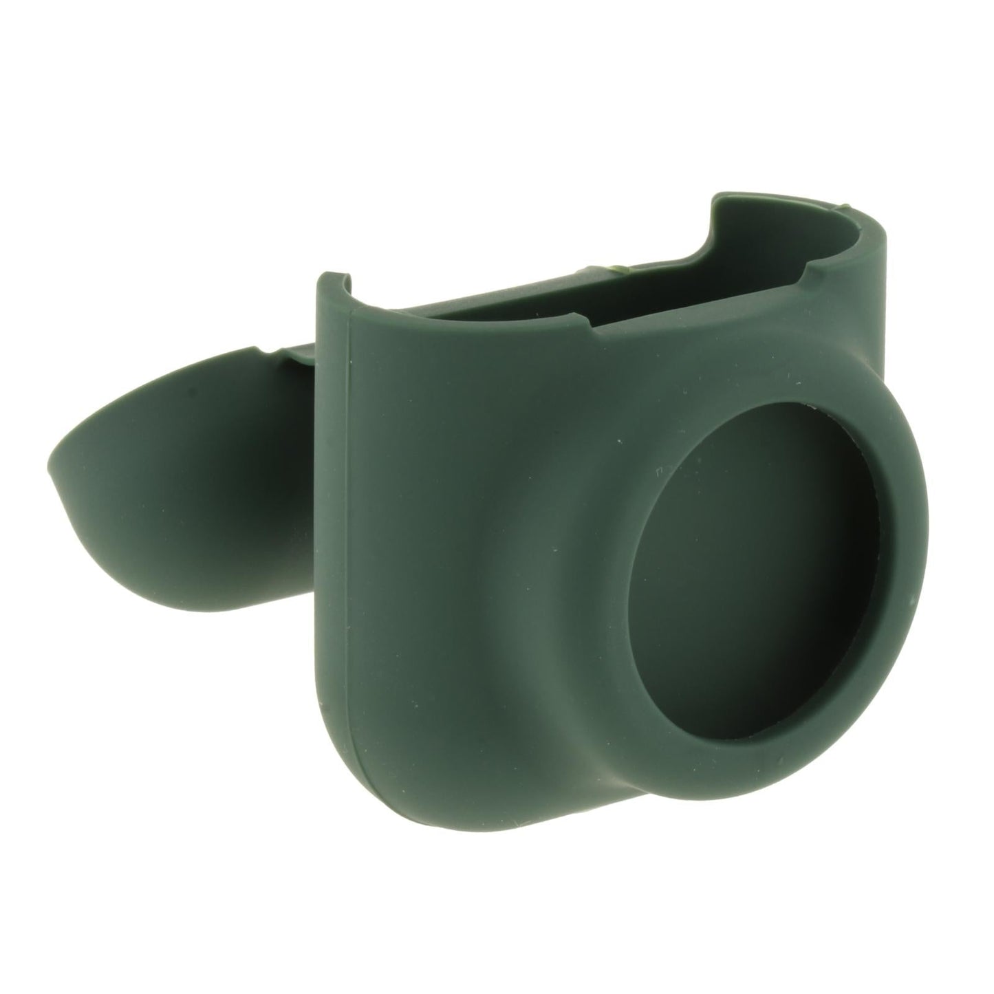 Silicone Case with Key Chain Hang Wallet Tablet Key Anti-Scratch for Airtag, Black green