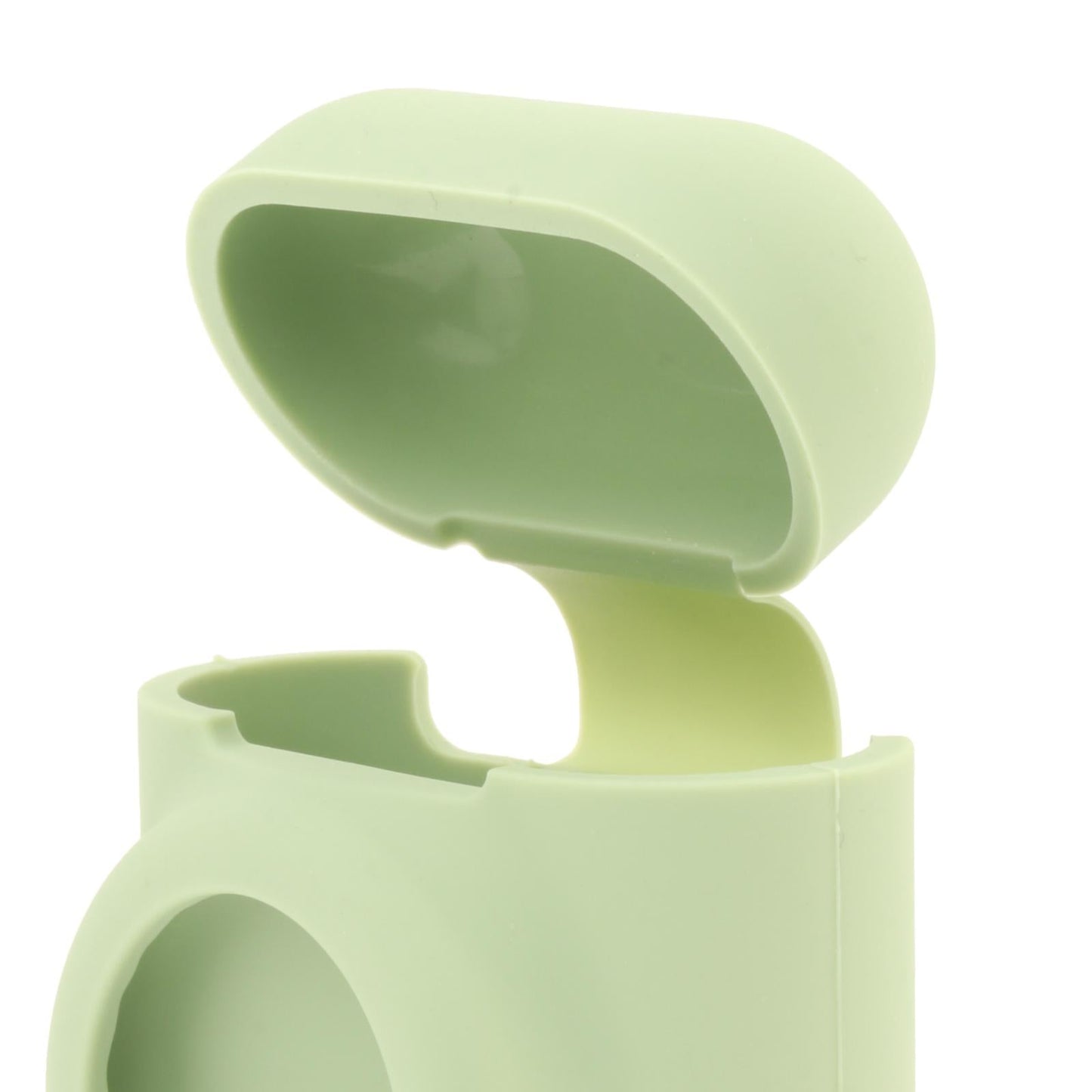 Silicone Case with Key Chain Hang Wallet Tablet Key Anti-Scratch for Airtag, Avocado Green