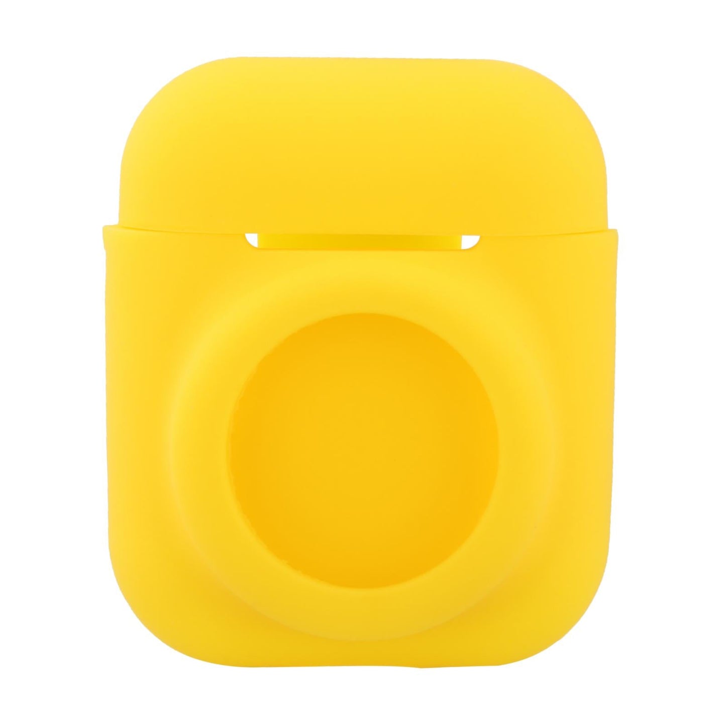 Silicone Case with Key Chain Hang Wallet Tablet Key Anti-Scratch for Airtag, Yellow