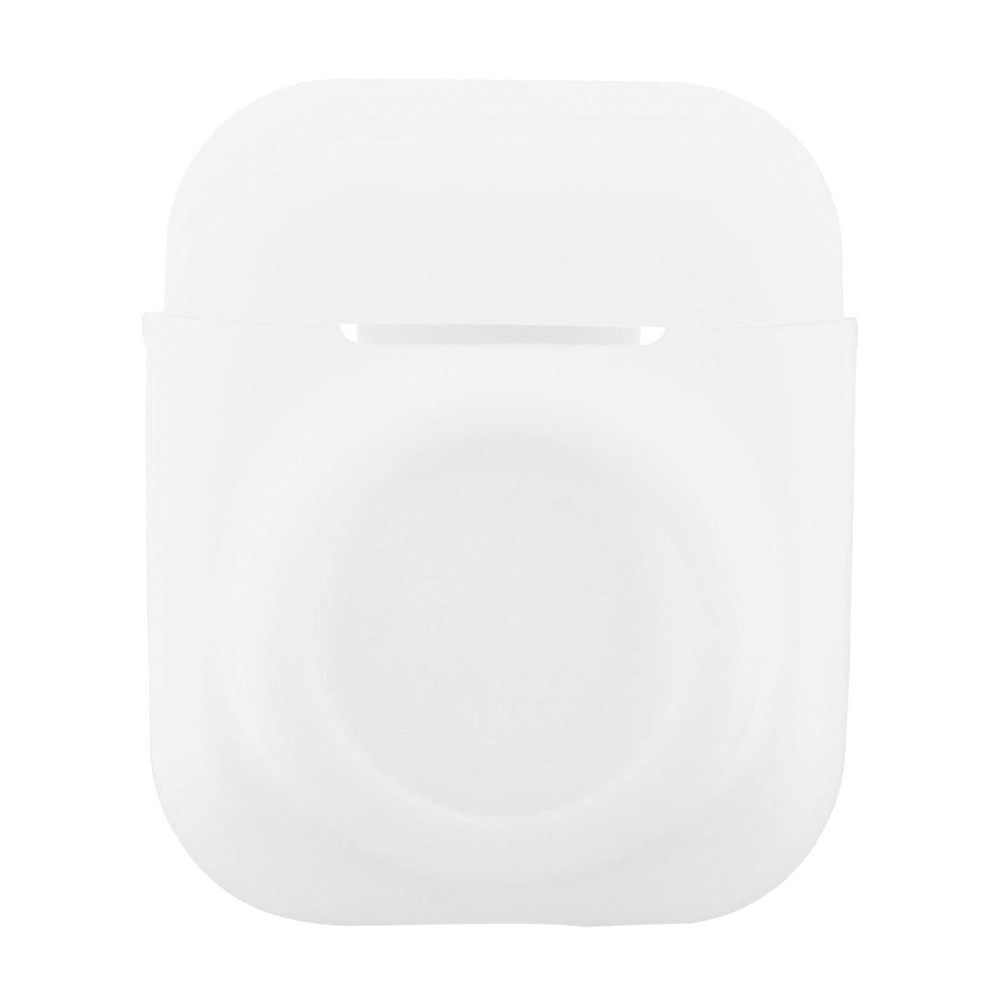 Silicone Case with Key Chain Hang Wallet Tablet Key Anti-Scratch for Airtag, White