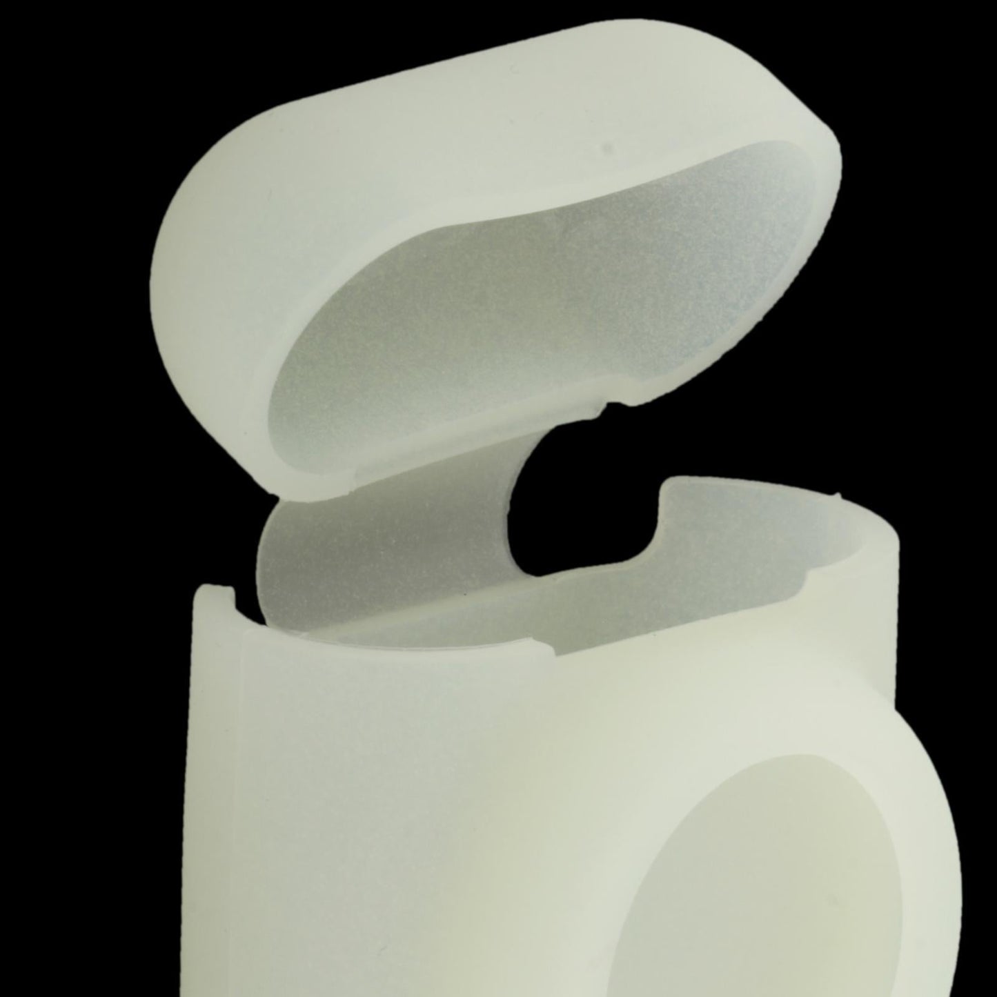 Silicone Case with Key Chain Hang Wallet Tablet Key Anti-Scratch for Airtag, Luminous green