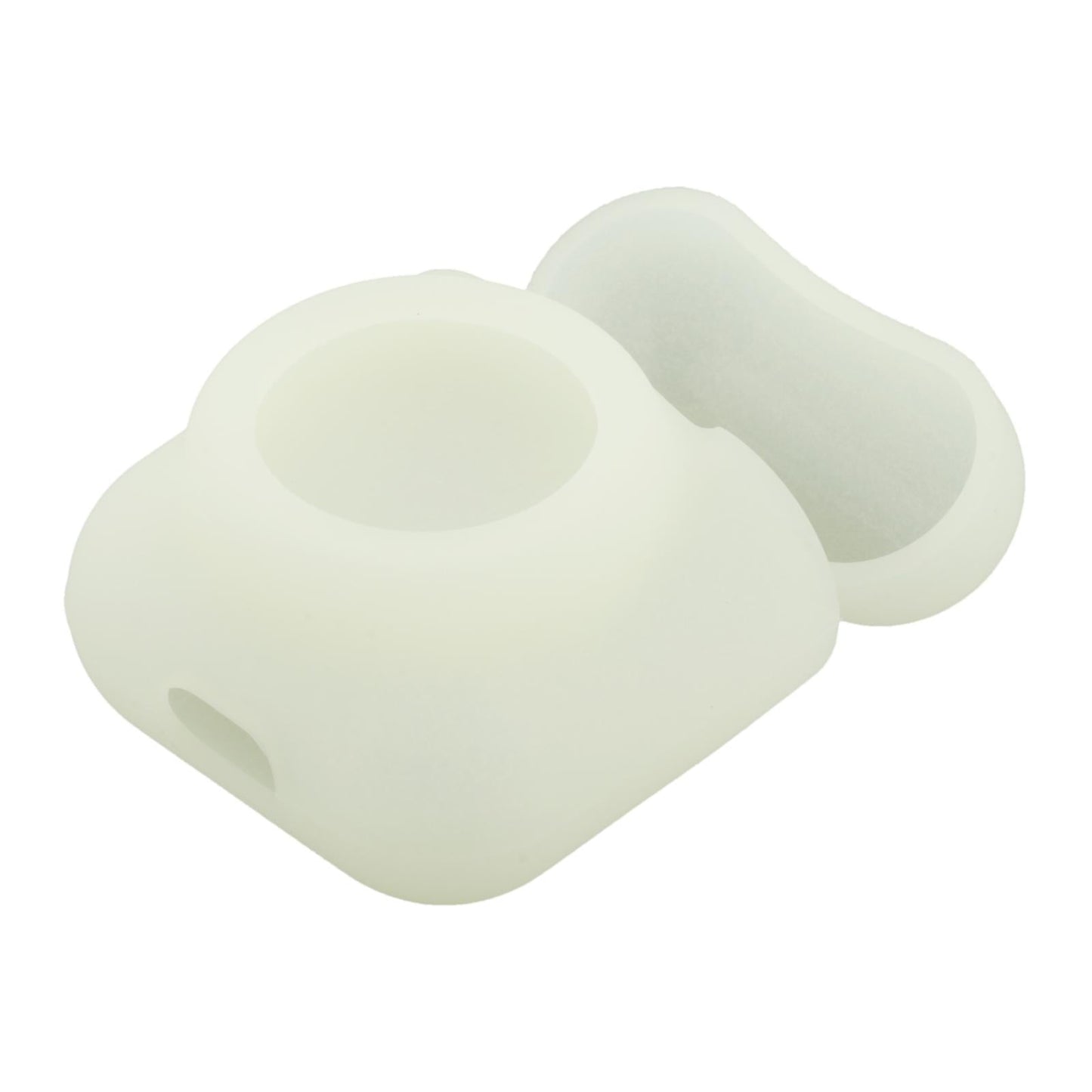 Silicone Case with Key Chain Hang Wallet Tablet Key Anti-Scratch for Airtag, Luminous green