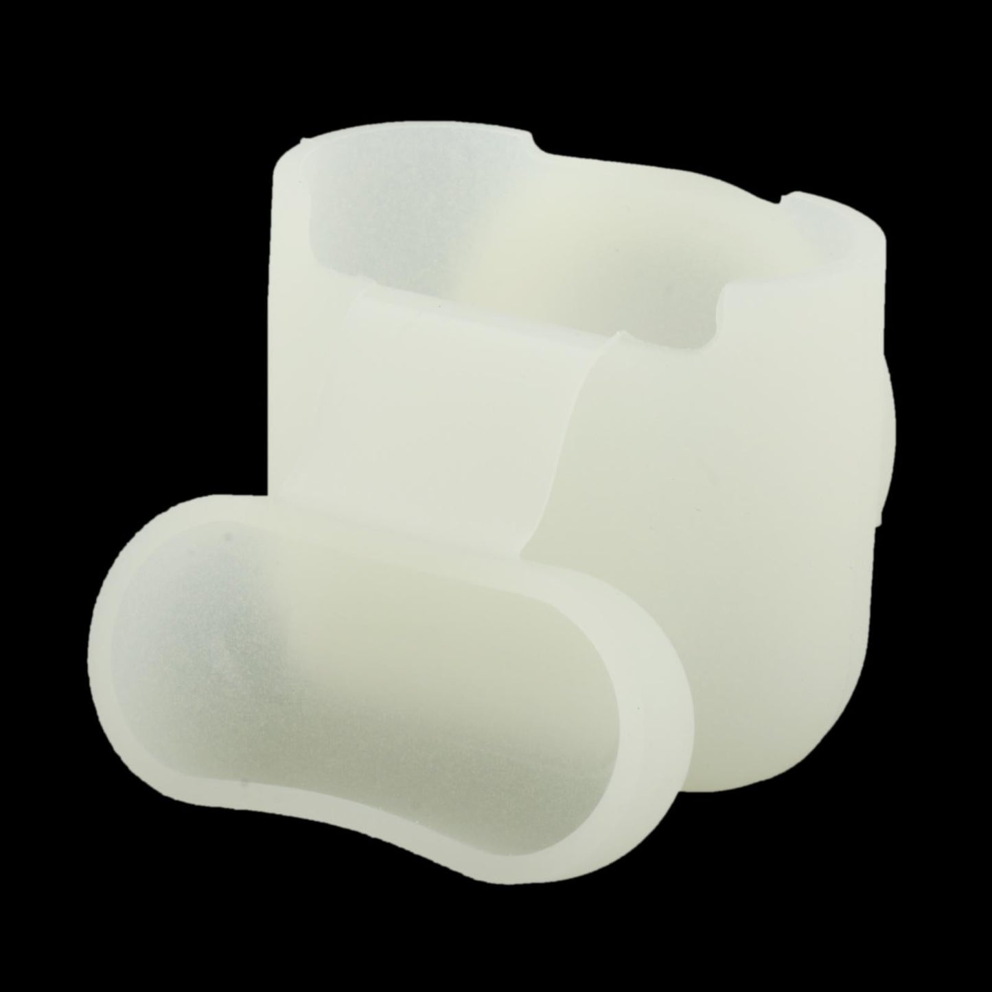 Silicone Case with Key Chain Hang Wallet Tablet Key Anti-Scratch for Airtag, Luminous green