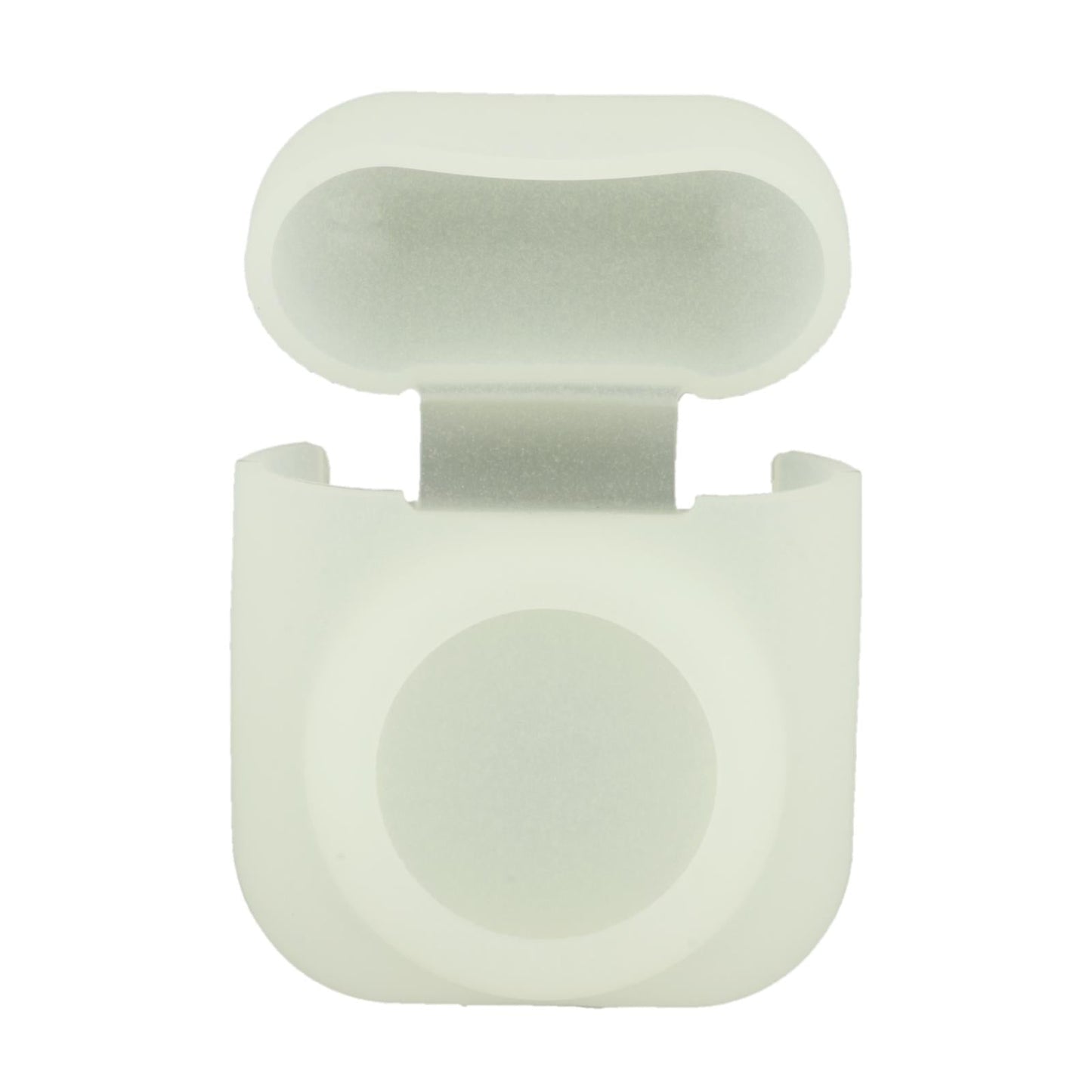 Silicone Case with Key Chain Hang Wallet Tablet Key Anti-Scratch for Airtag, Luminous green