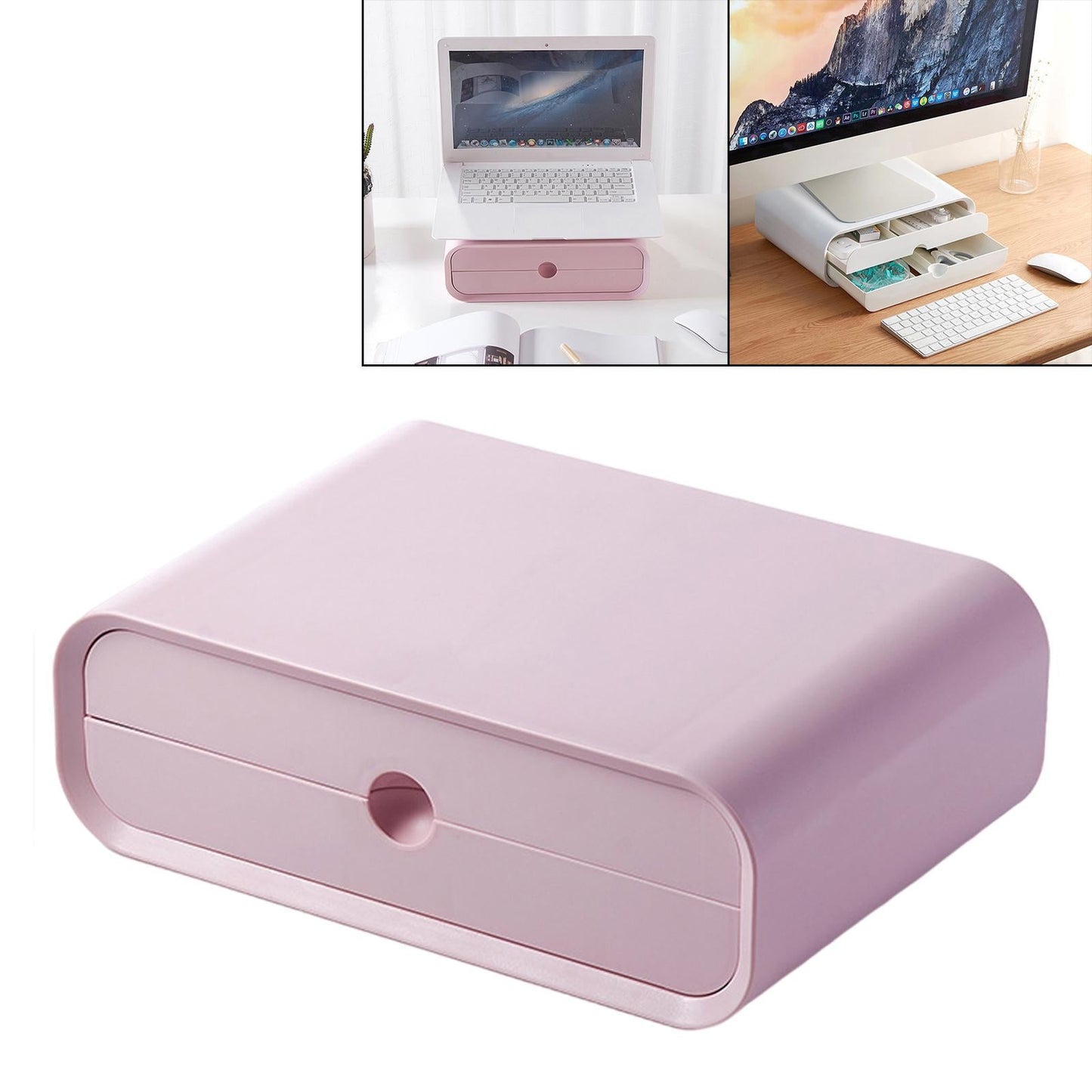 Monitor Stand Riser Monitor Riser Monitor Laptop Stand Ergonomic Tidy Pink