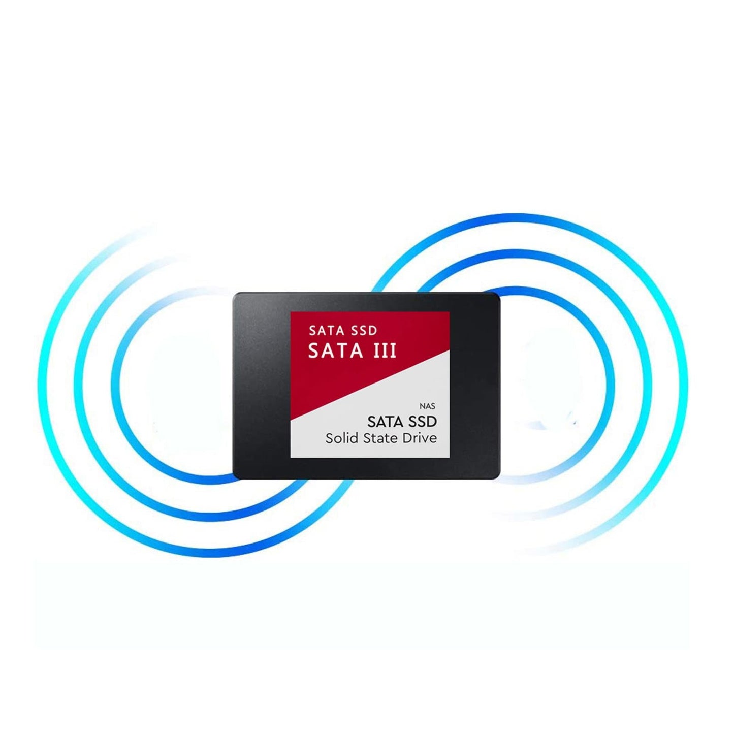 2.5 inches SATA 3.0 SSD Internal Solid State Drive for PC Laptop Red 1TB