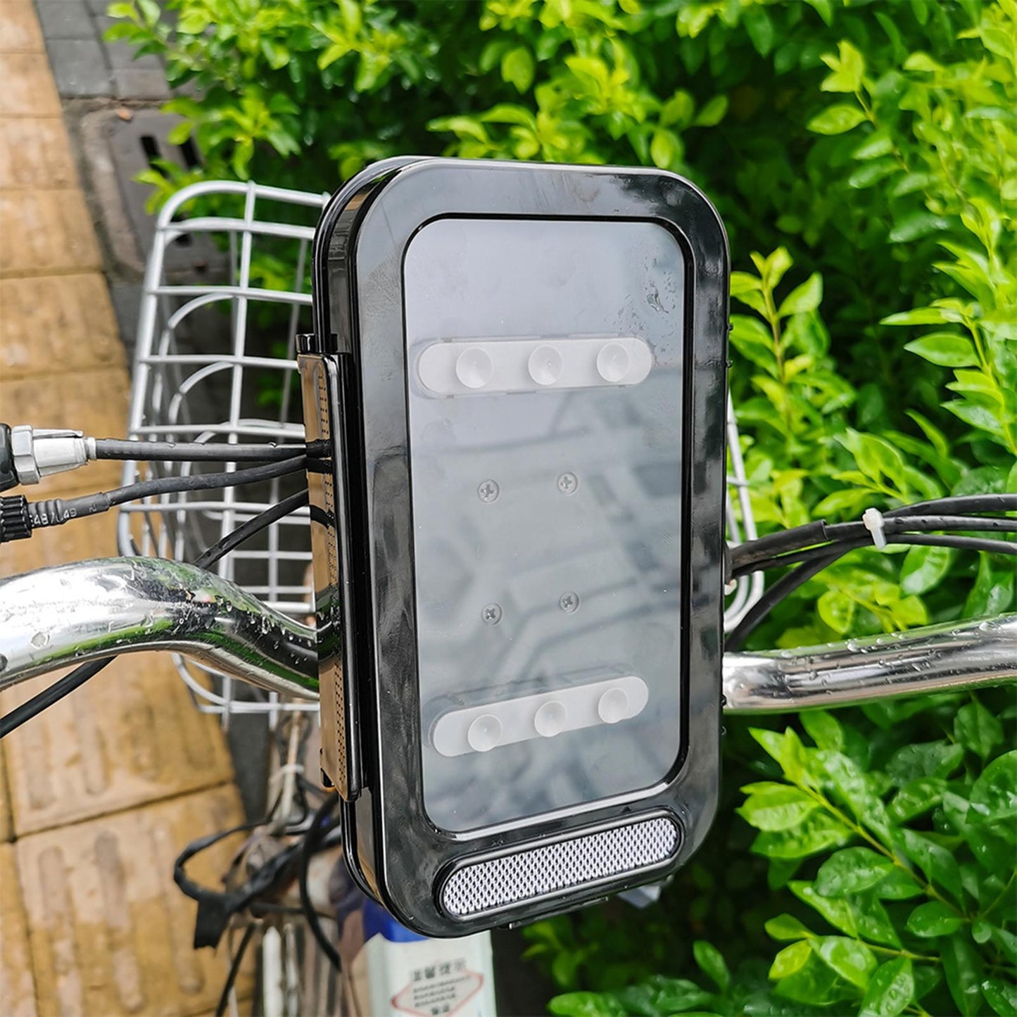 Waterproof Bicycle Motorcycle Handlebar Smart Phone Holder Case Shockproof