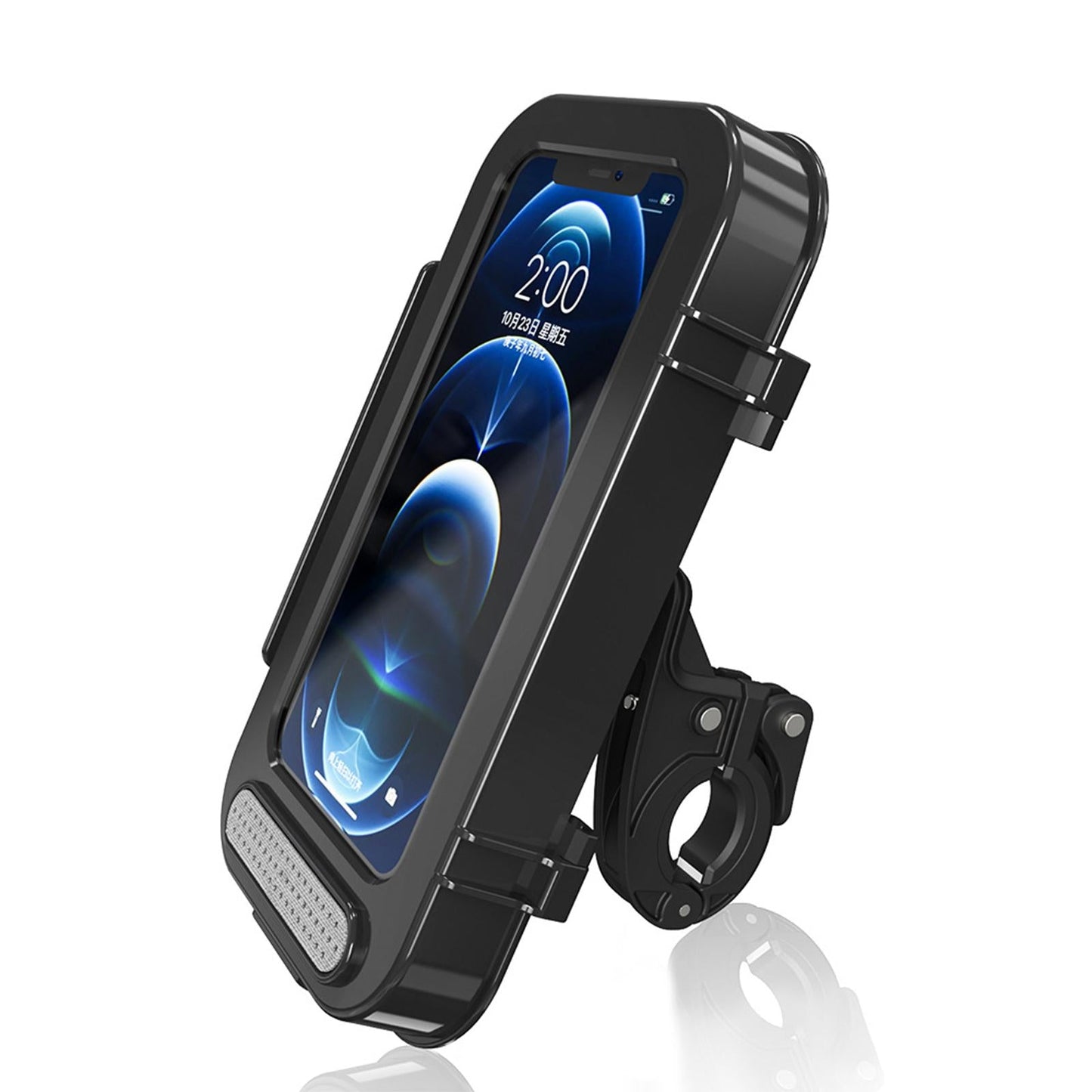 Waterproof Bicycle Motorcycle Handlebar Smart Phone Holder Case Shockproof
