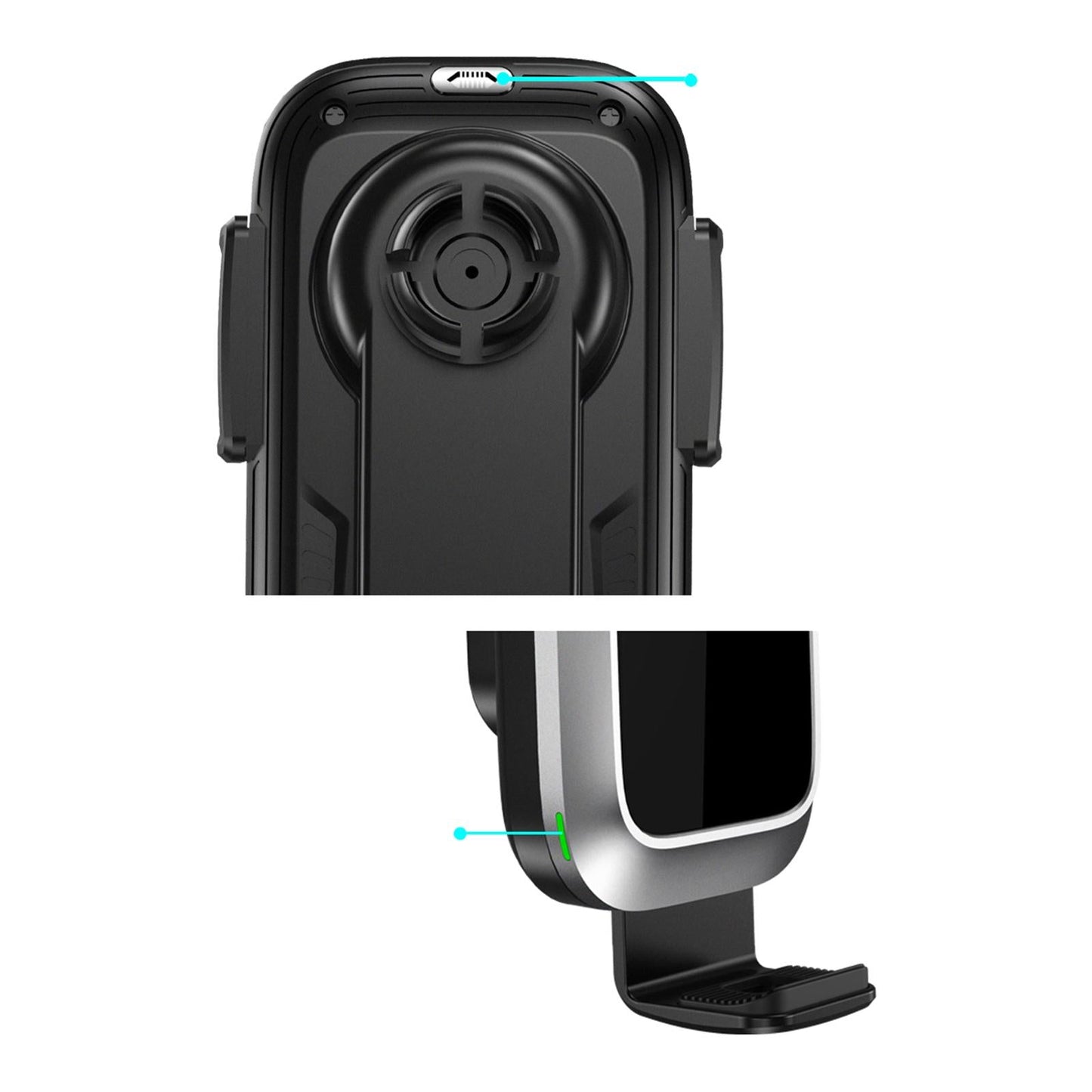 Wireless Car Charger Car Mount Phone Holder for Smartphones