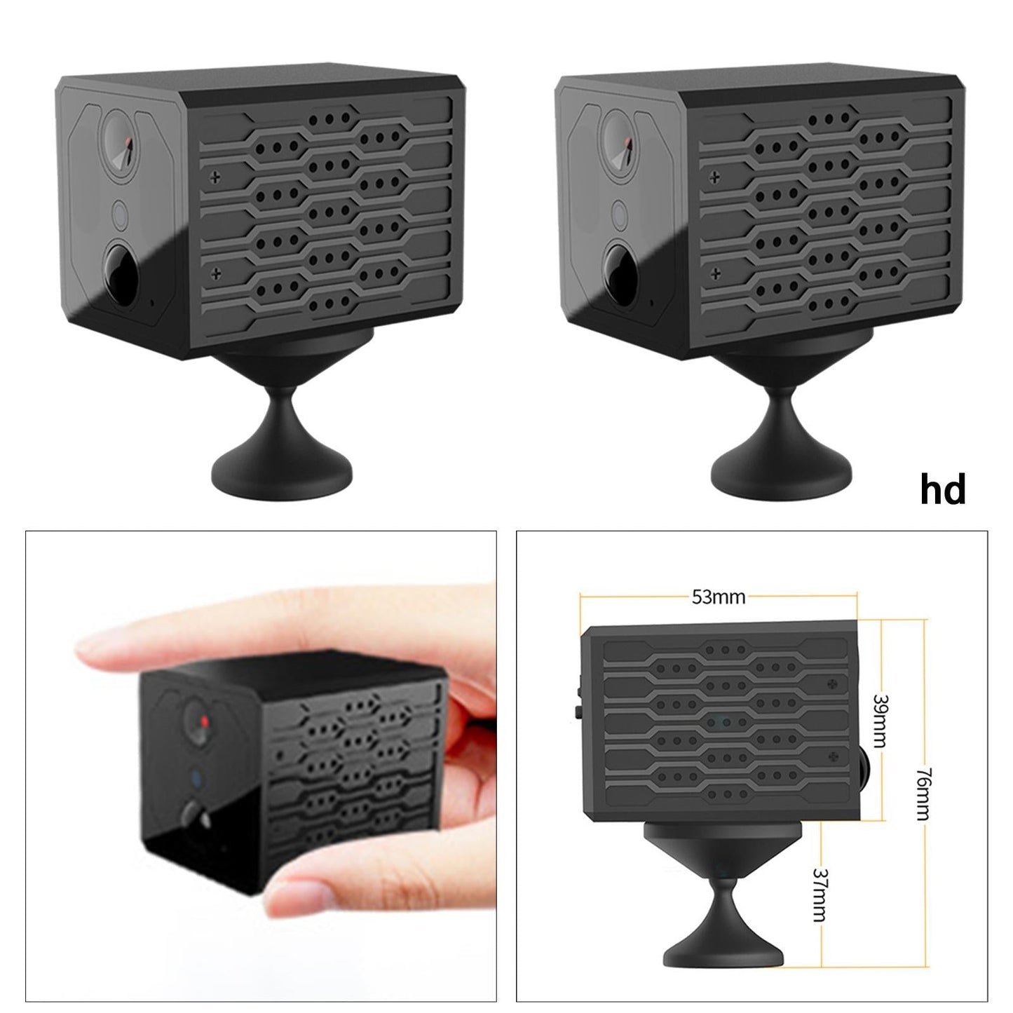 Camera Built-in 38dB Microphone Wireless Small Infrared Lamp Outdoor 720P