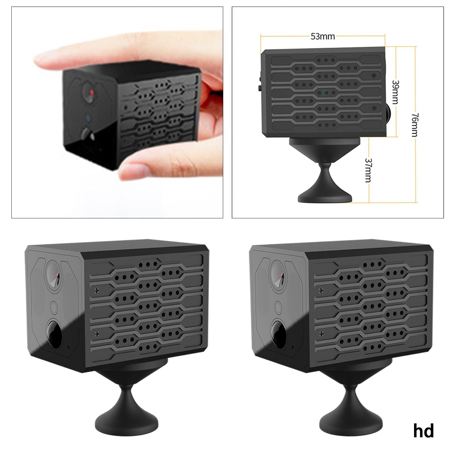 Camera Built-in 38dB Microphone Wireless Small Infrared Lamp Outdoor 720P