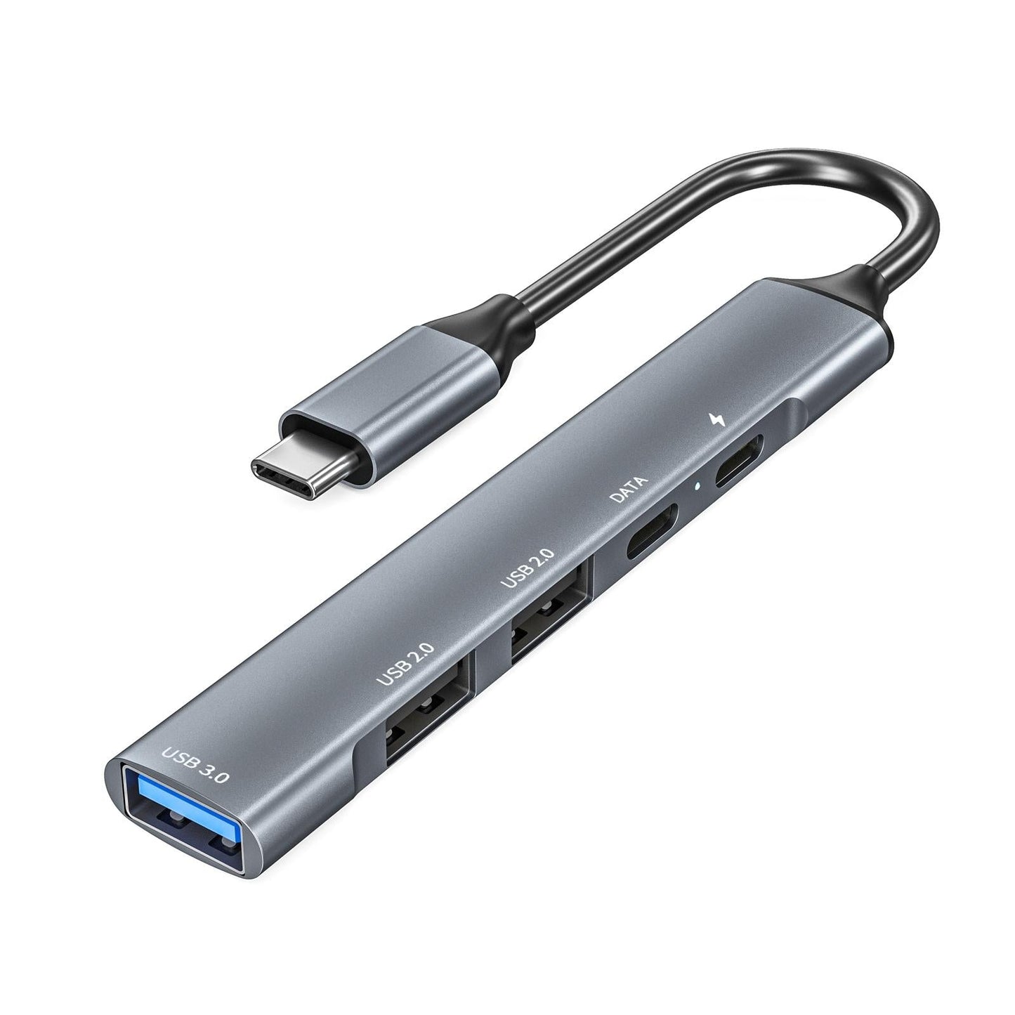 USB C Hub Multi-Port Type-C 5 in 1 USB C 2.0 for iPad Pro Easy to Carry