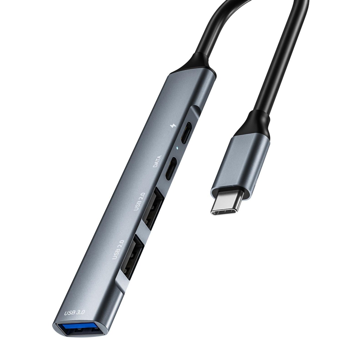 USB C Hub Multi-Port Type-C 5 in 1 USB C 2.0 for iPad Pro Easy to Carry