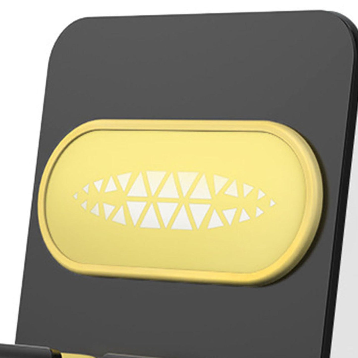 Universal Adhesive Wall Mount Phone Holder Punch-Free Bracket Black Yellow