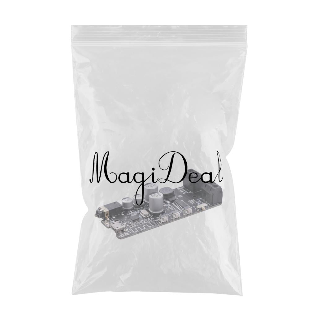 Bluetooth 5.0 Amplifier Board Mini 2x5W Easy Installation Stereo for Home Black