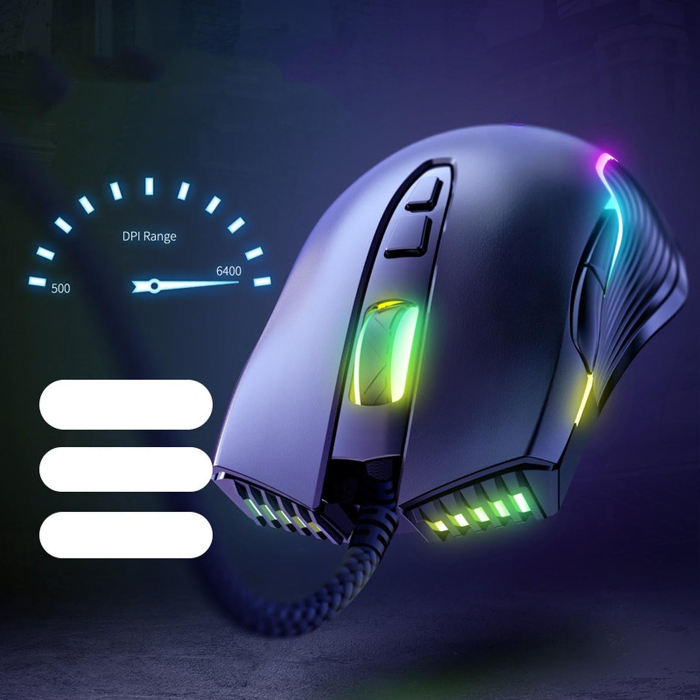 Gaming Mouse Laptop Programmable Buttons Precision for Windows XP/7/8/10