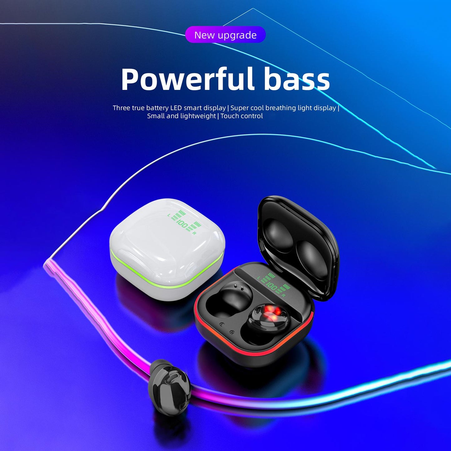 S190 5.1 Bluetooth Headphone TWS In-ear with Microphone Waterproof