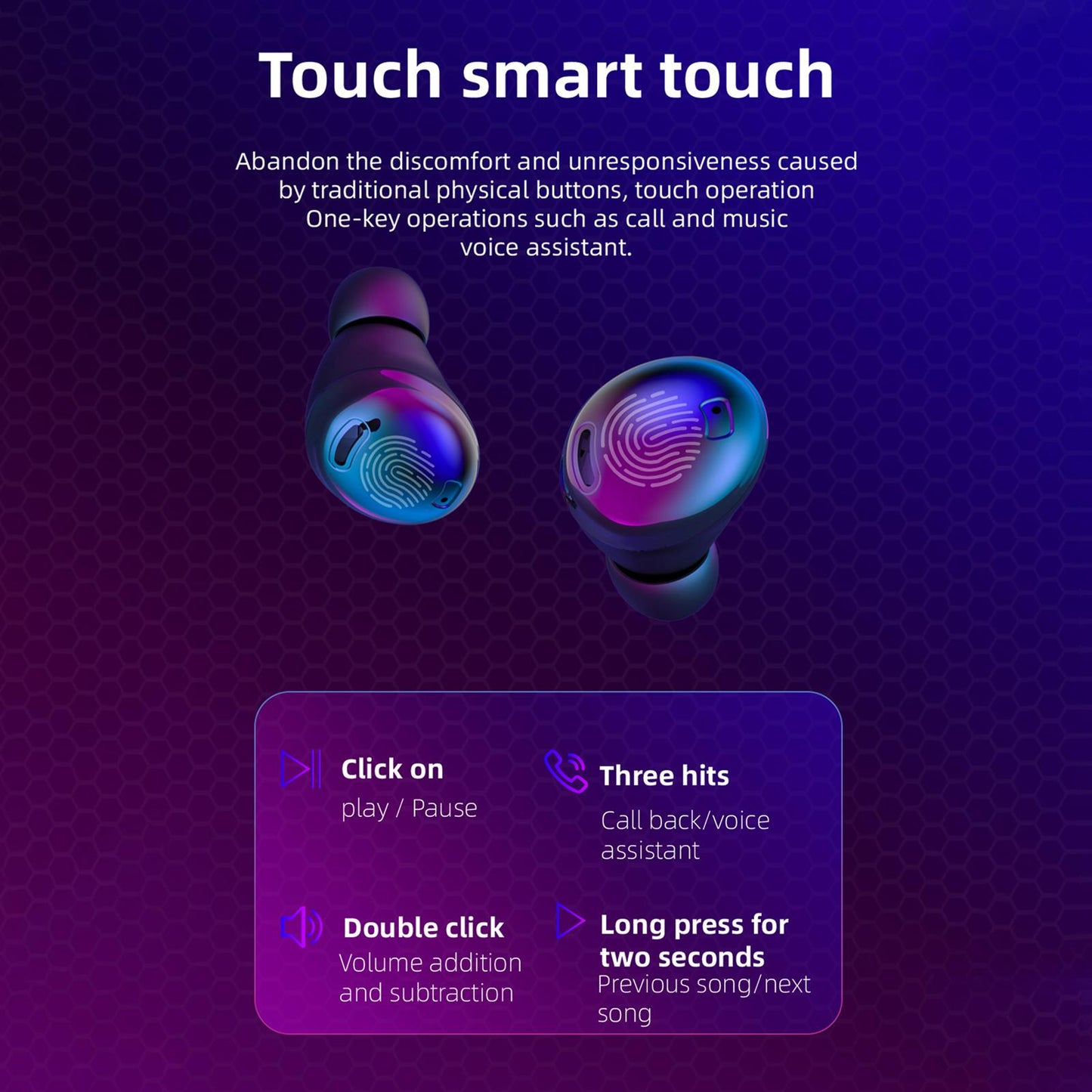 S190 5.1 Bluetooth Headphone TWS In-ear with Microphone Waterproof