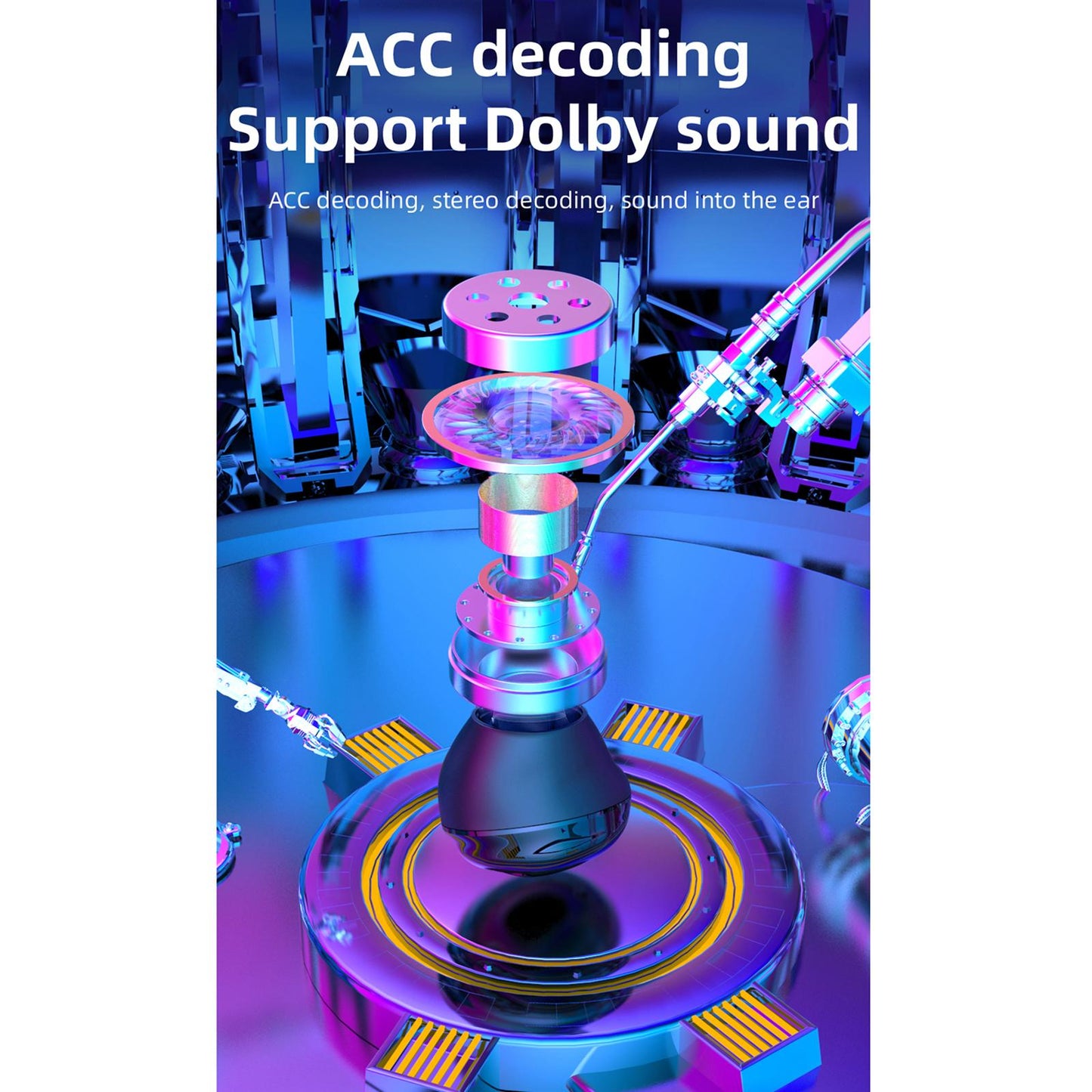 S190 5.1 Bluetooth Headphone TWS In-ear with Microphone Waterproof